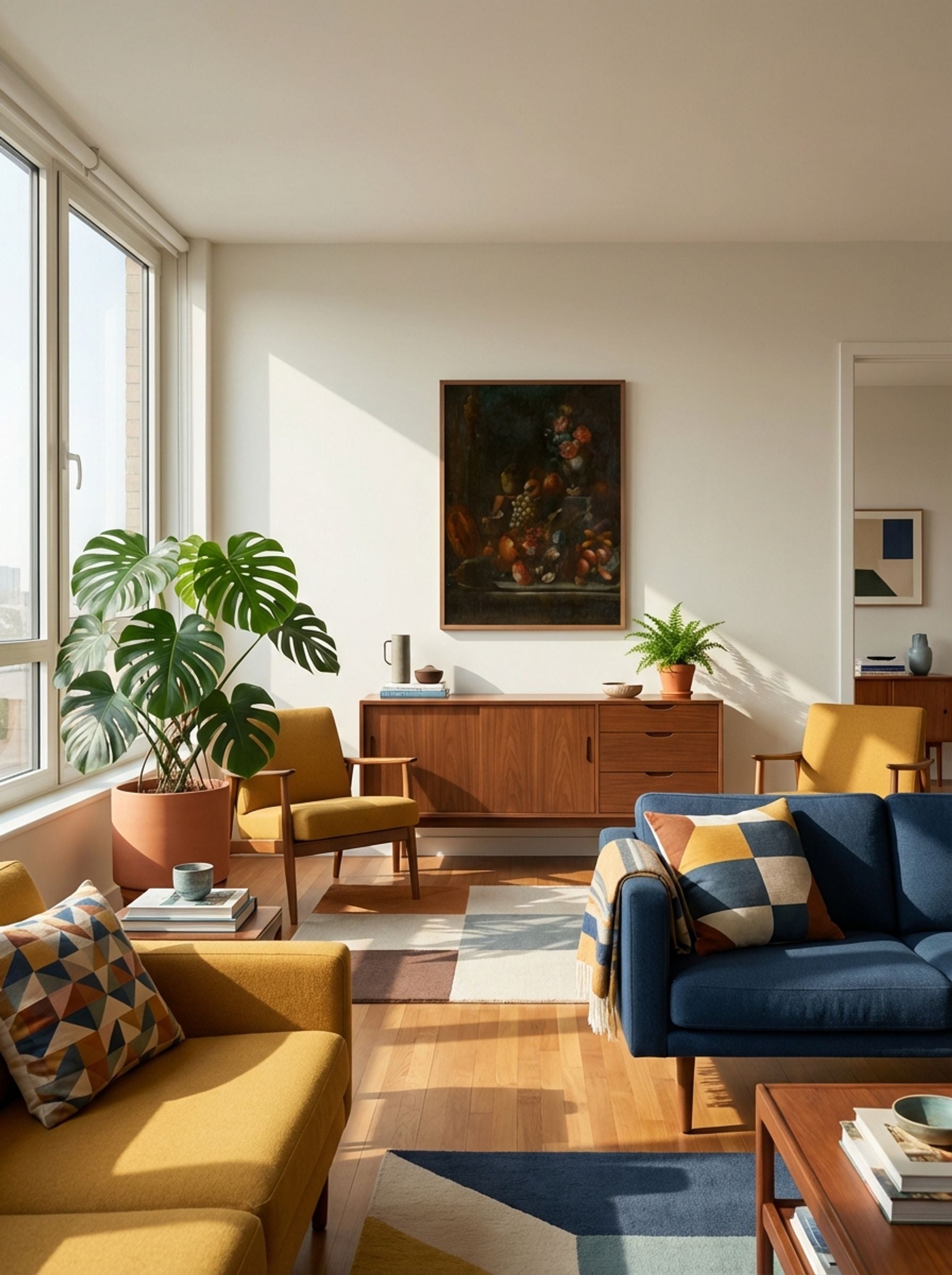 Still Life with Fruit and a Vase - Fine Art Print - Lifestyle