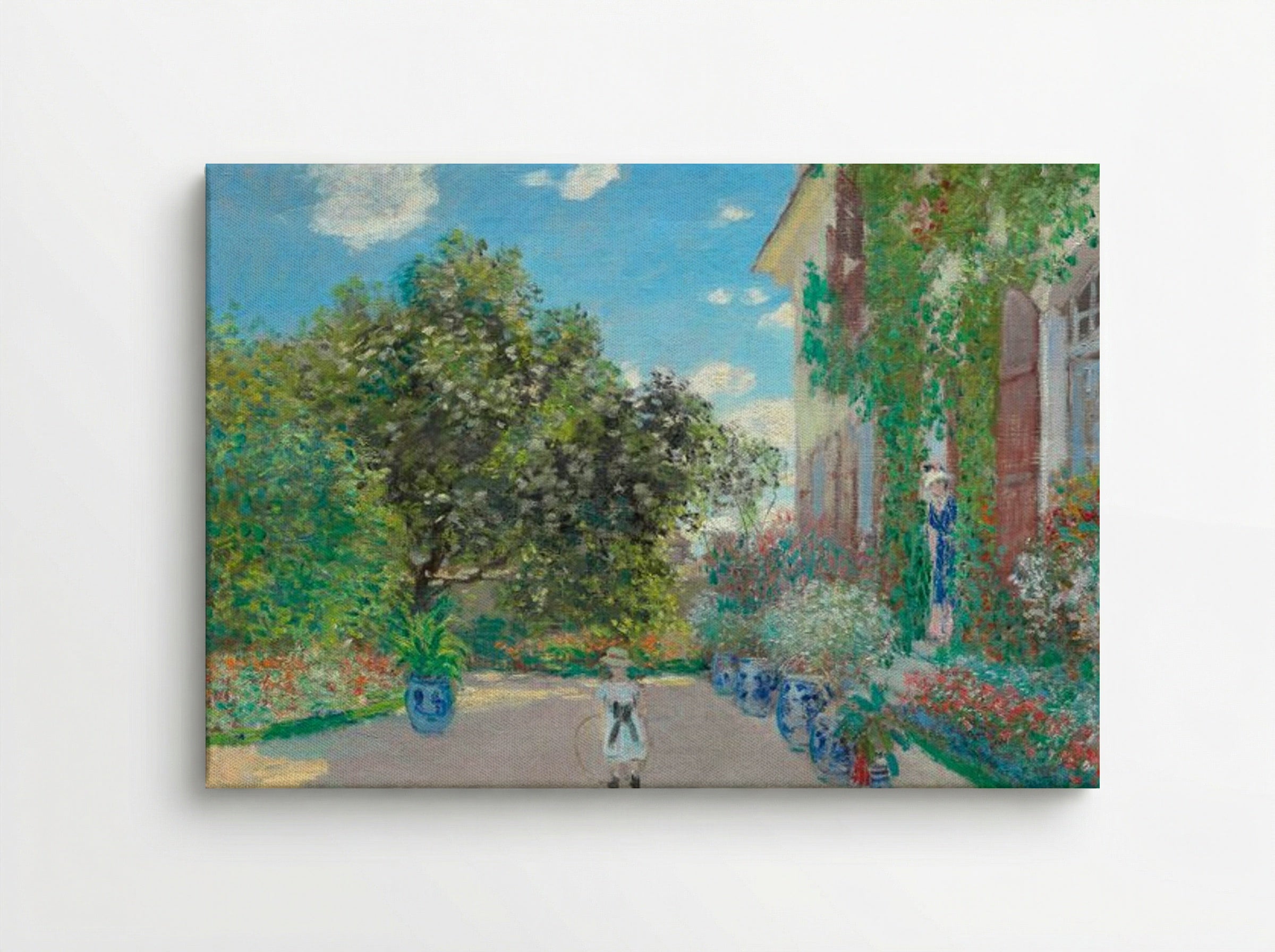 The Artist's House at Argenteuil - Claude Monet - Canvas