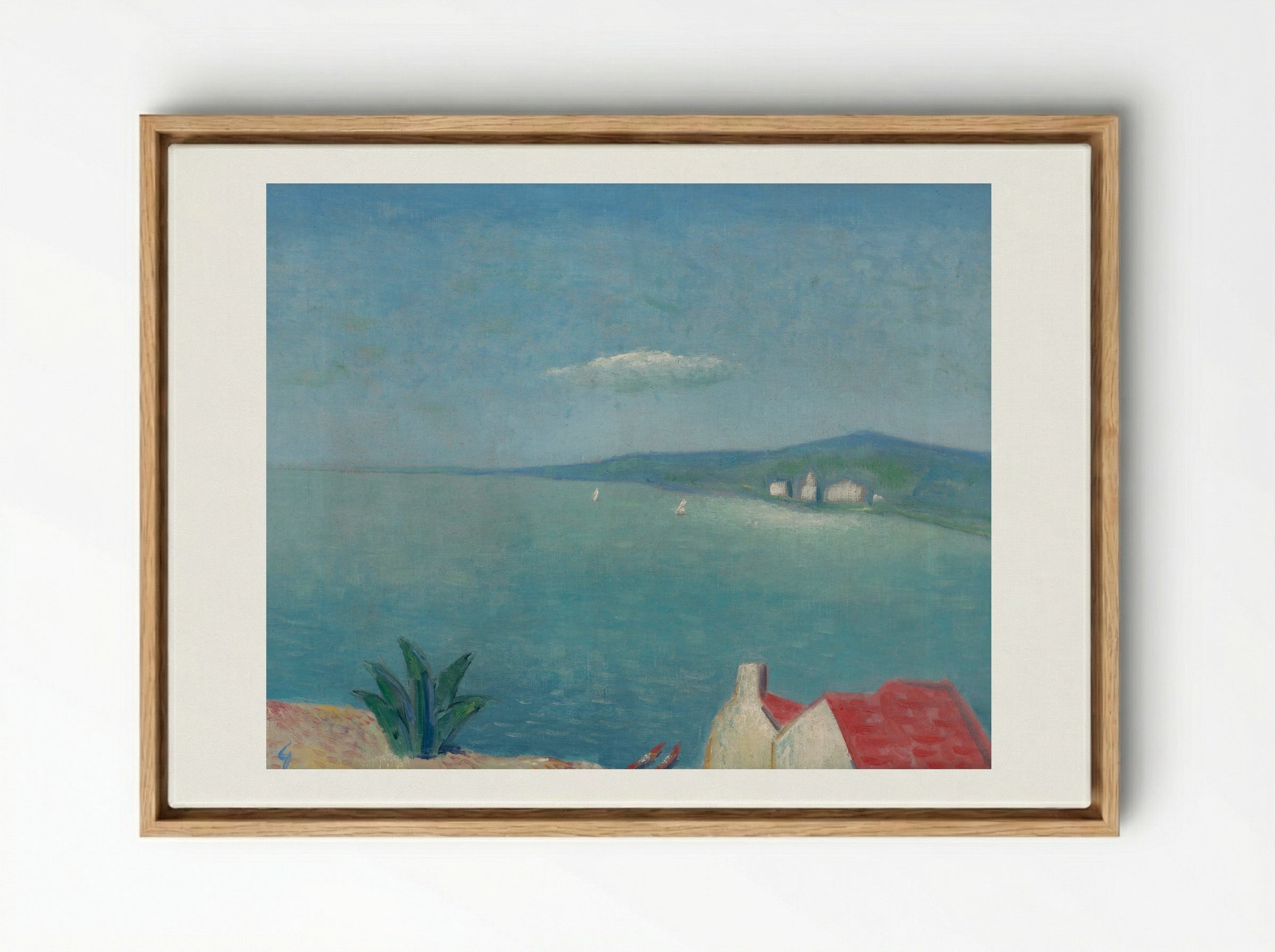 The Adriatic - Mikuláš Galanda - Framed Canvas Wood