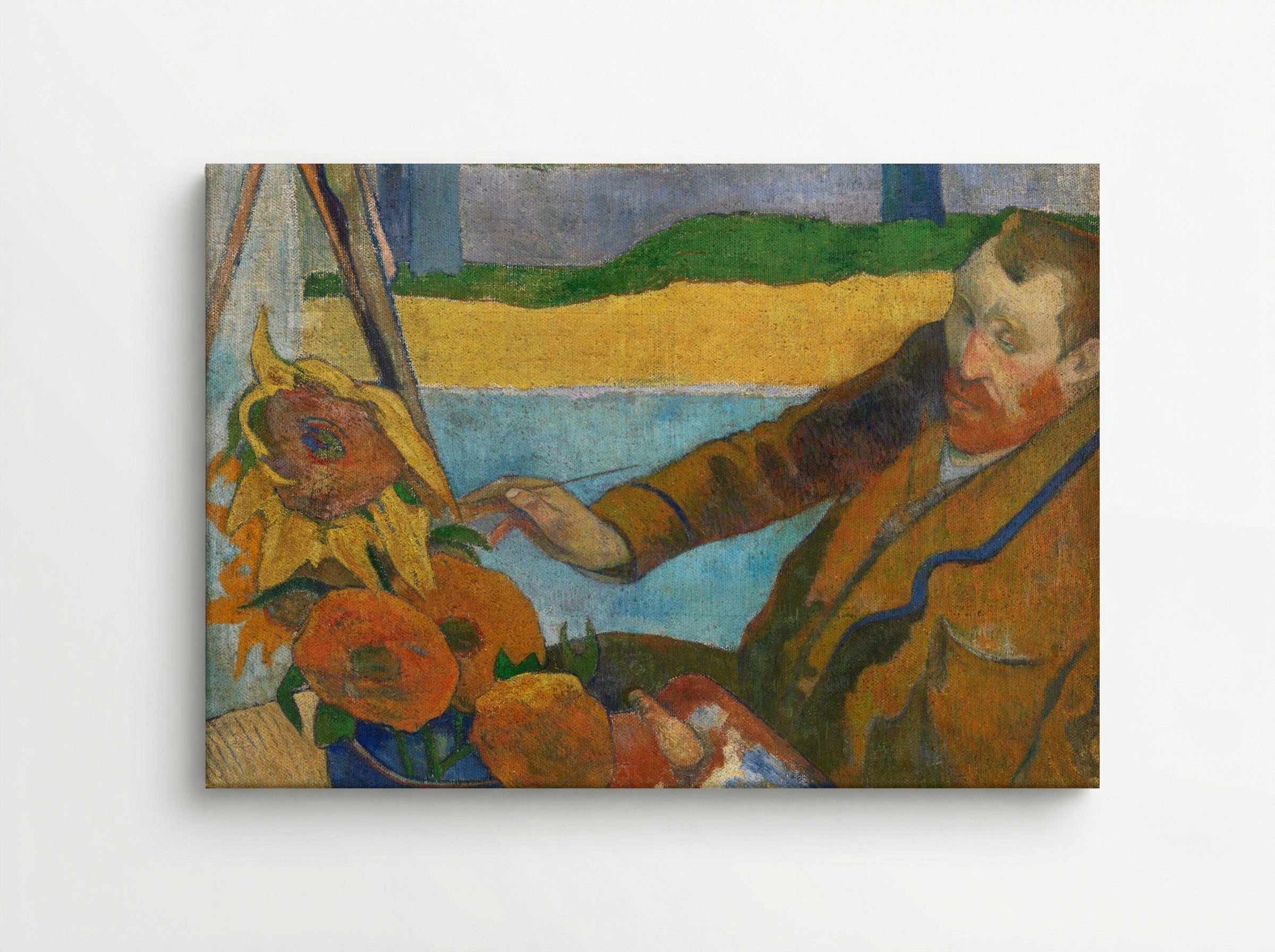 The Painter of Sunflowers: Portrait of Vincent van Gogh - Paul Gauguin - Canvas
