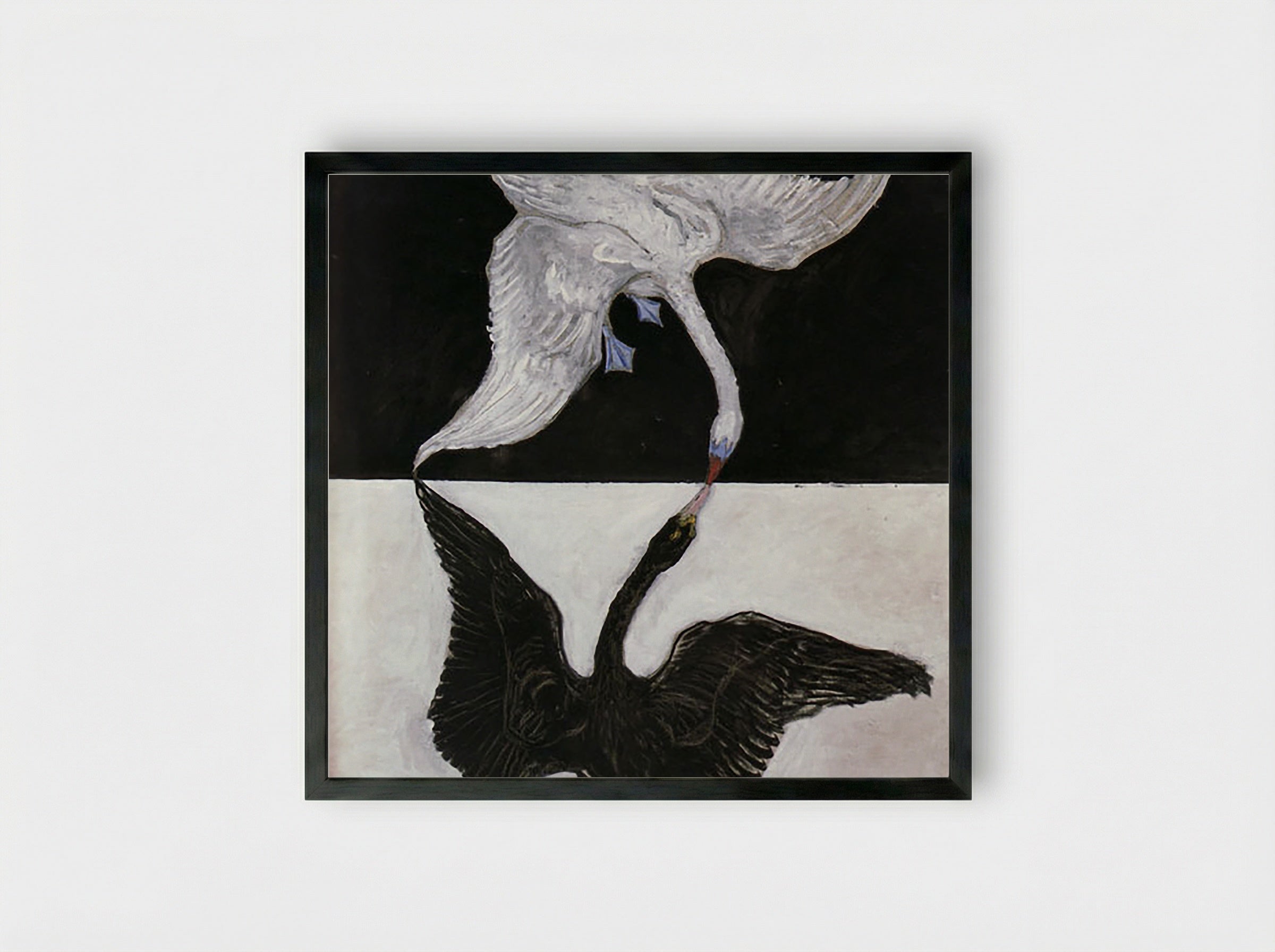 The Swan, No. 1 - Hilma af Klint - Framed Print Black