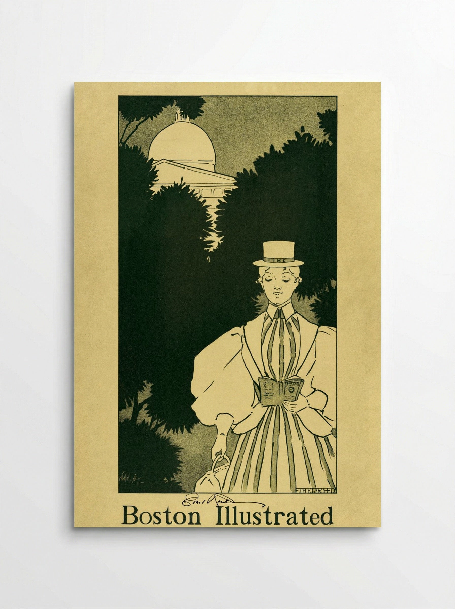 The Best Guide to Boston - Ethel Reed - Poster