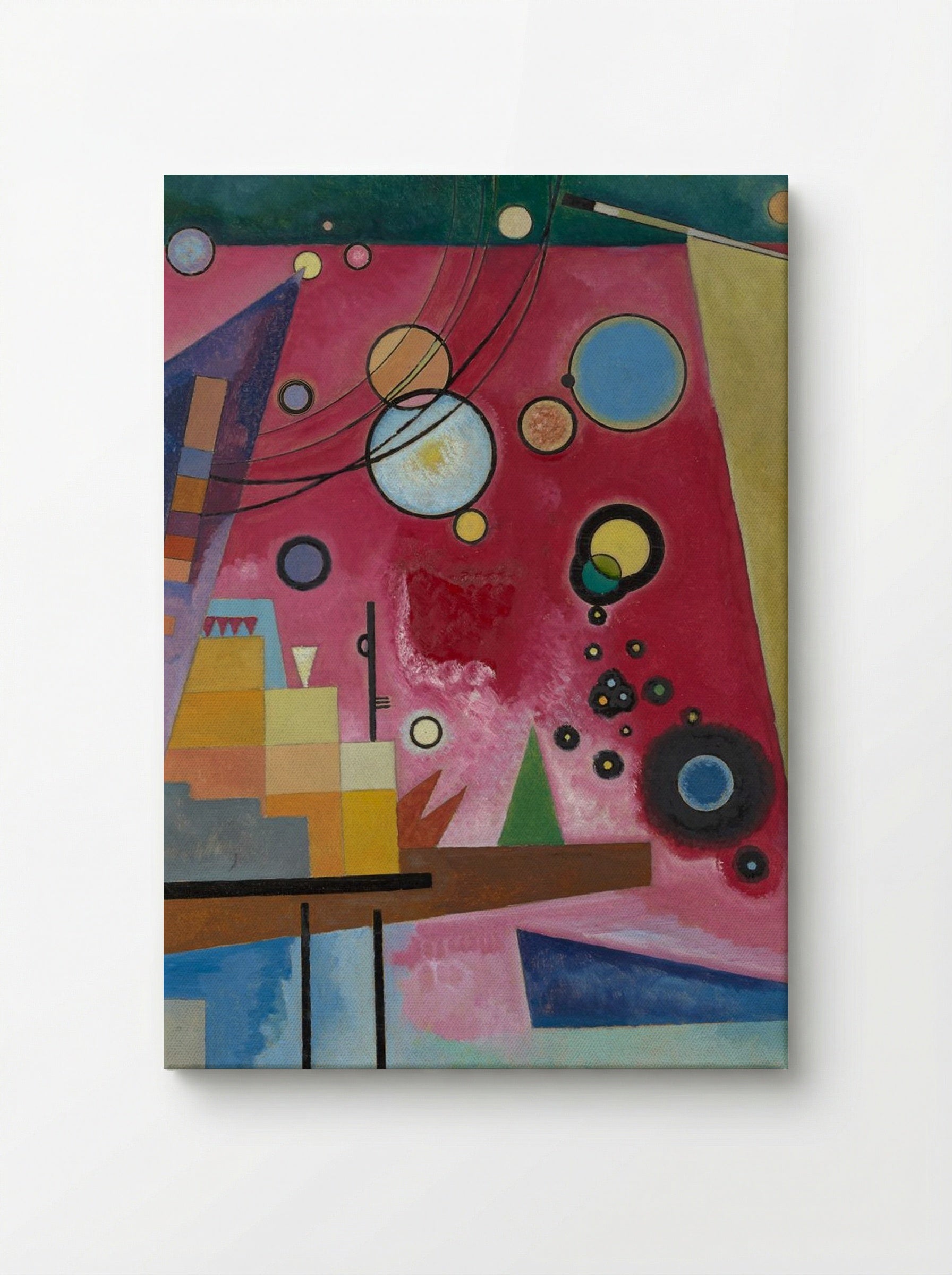 Heavy Red - Wassily Kandinsky - Canvas