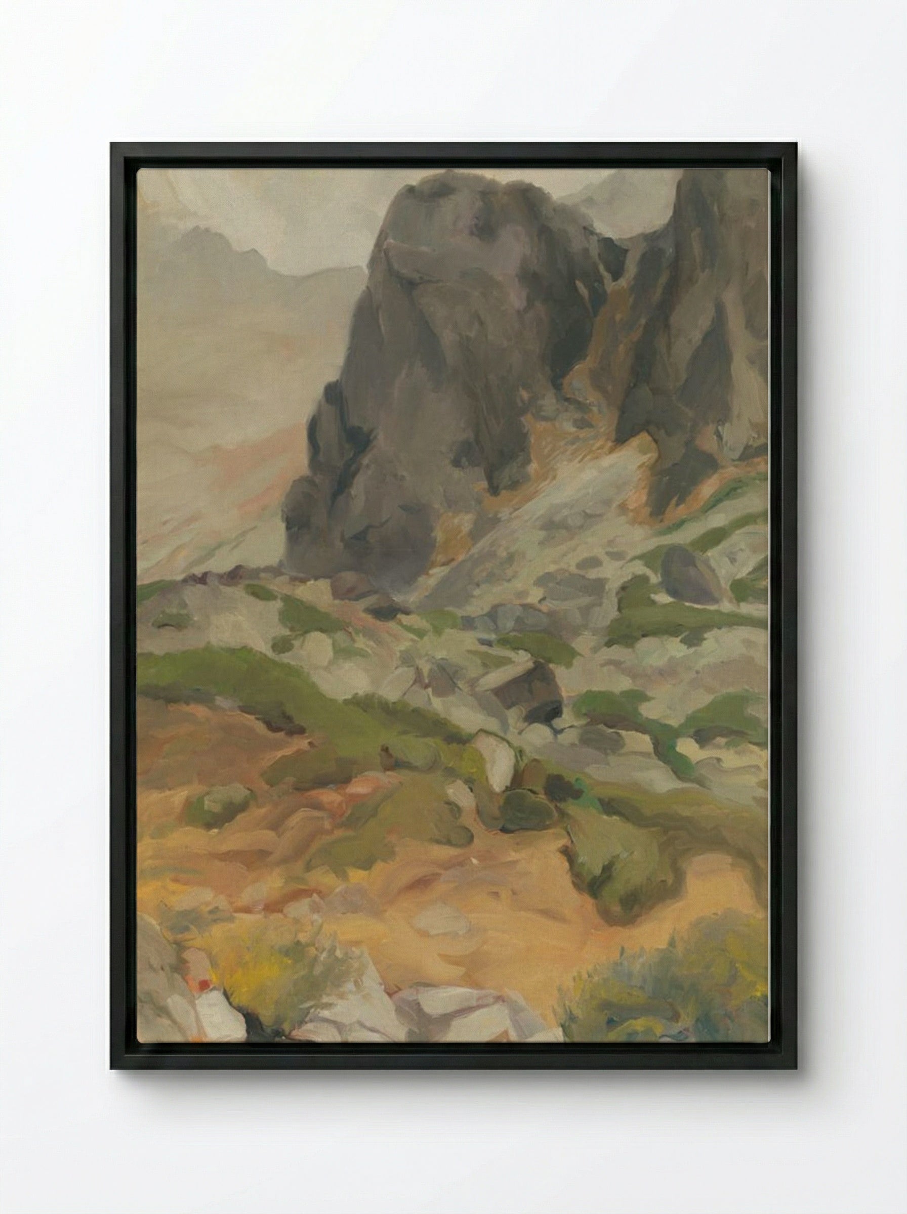 Tatras - Zolo Palugyay - Framed Canvas Black