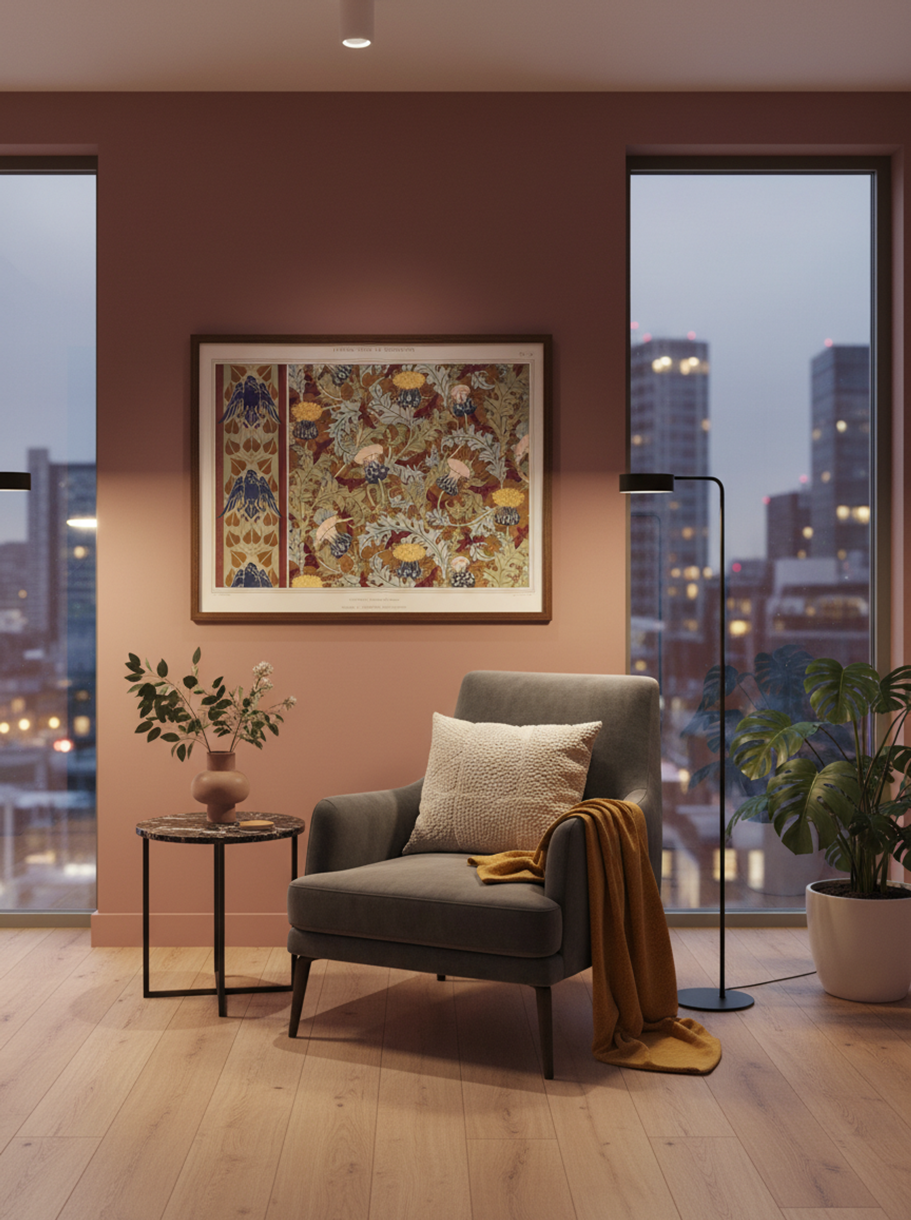 Corbeaux, Cigales et Chardons (Textile Design) - Maurice Pillard Verneuil - Lifestyle