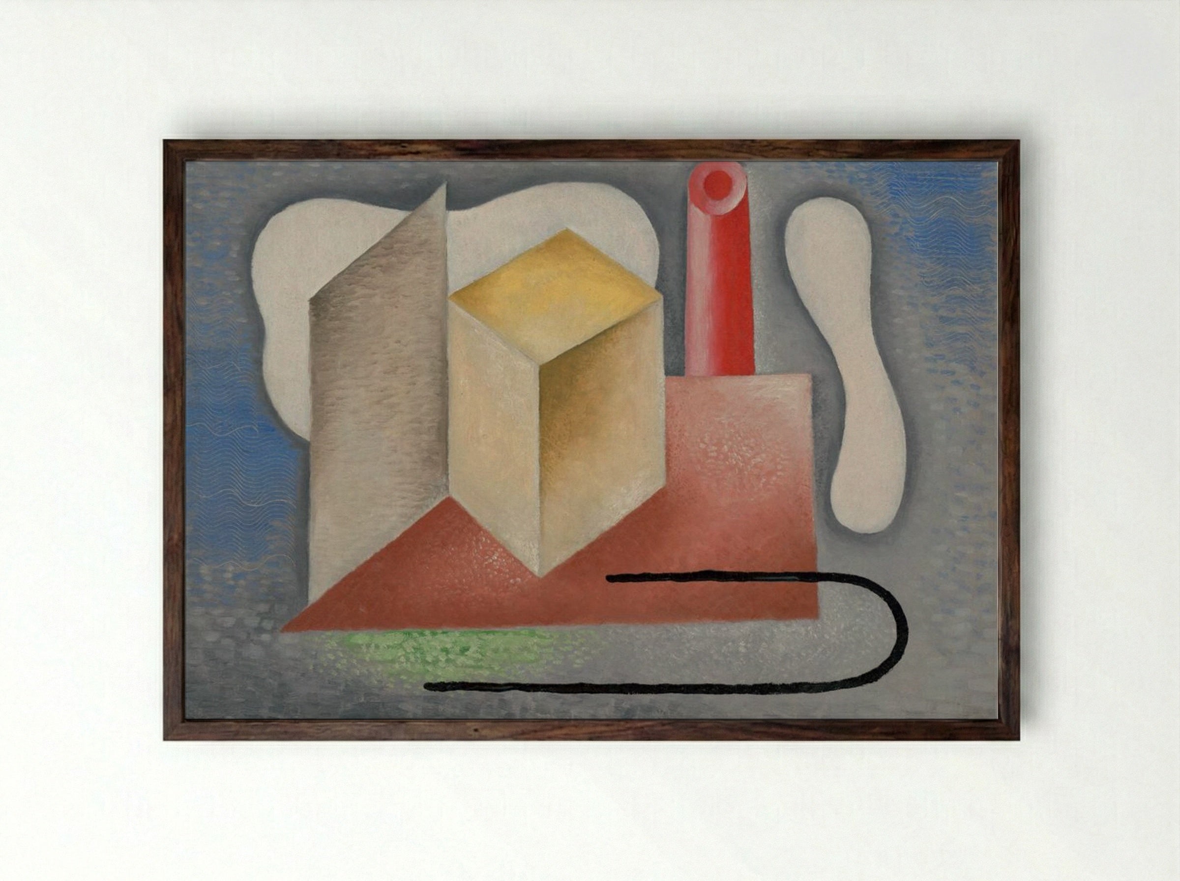 Factory - Mikuláš Galanda - Framed Print Dark Wood