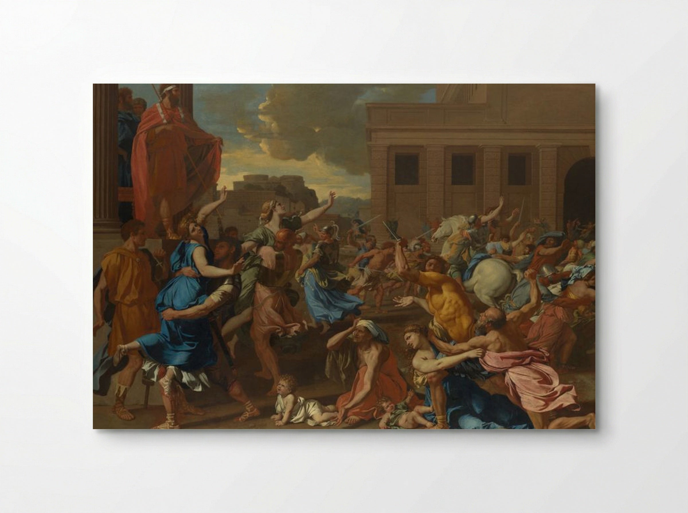 The Abduction of the Sabine Women - Nicolas Poussin - Poster