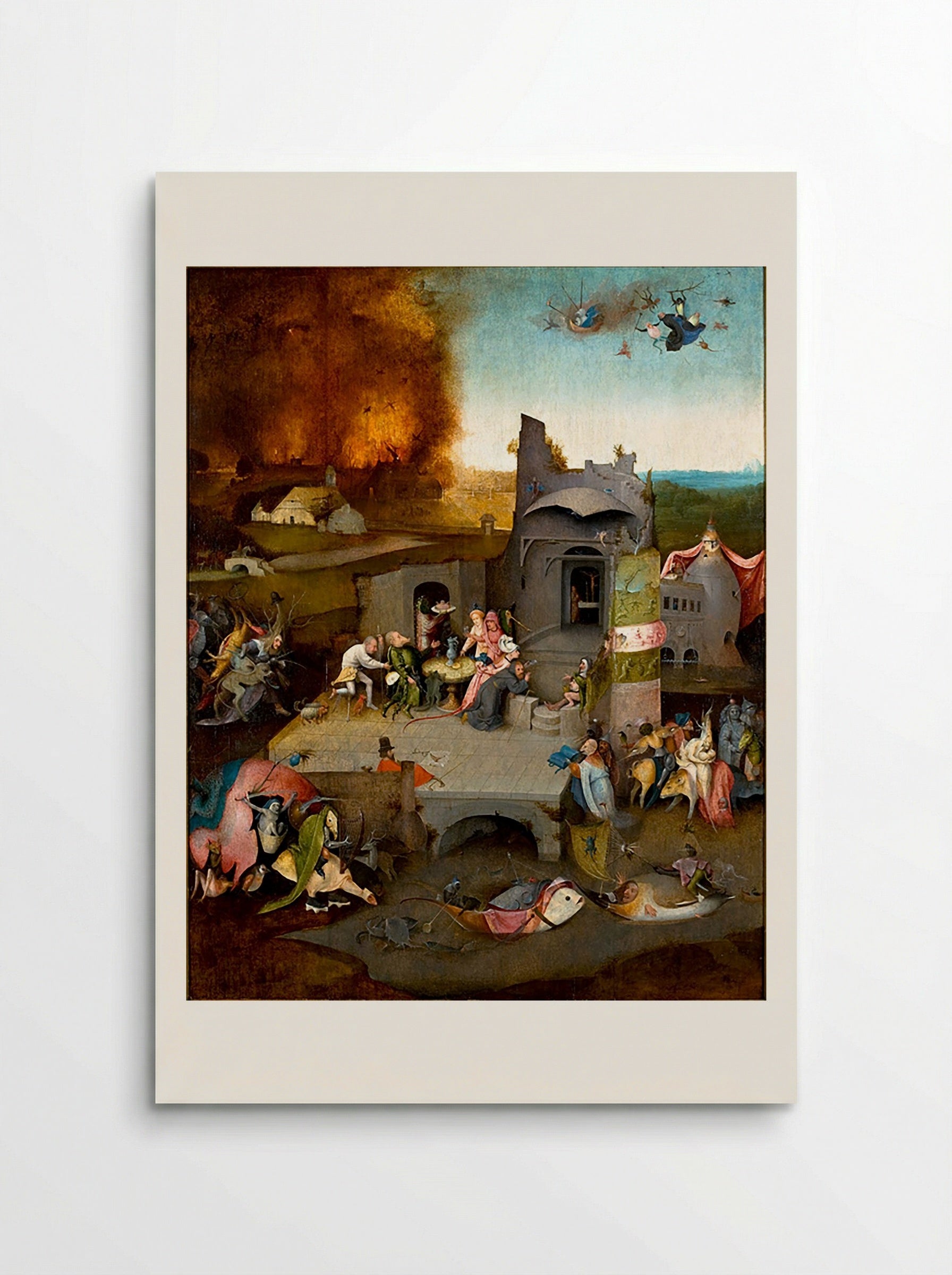 The Temptation of Saint Anthony - Hieronymus Bosch - Poster