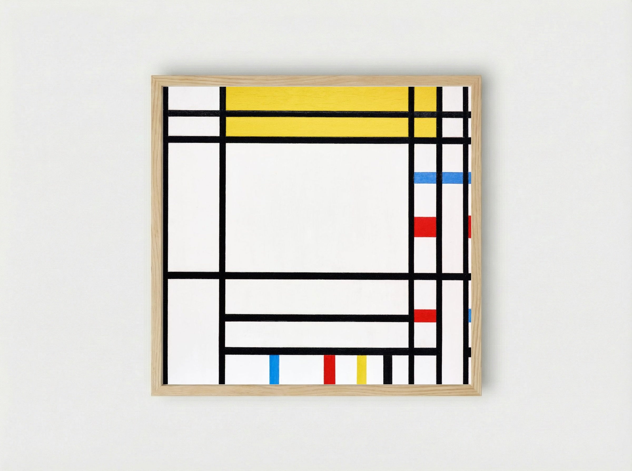 Place de la Concorde - Piet Mondrian - Framed Print Wood