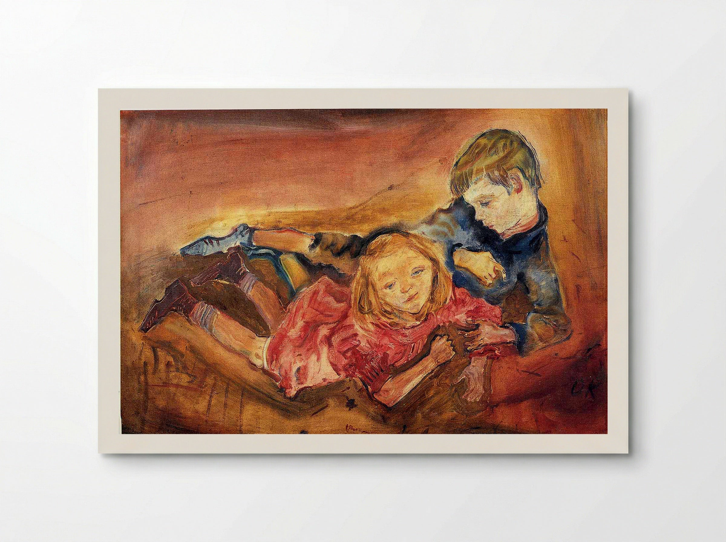 Children Playing - Paula Modersohn-Becker - Poster