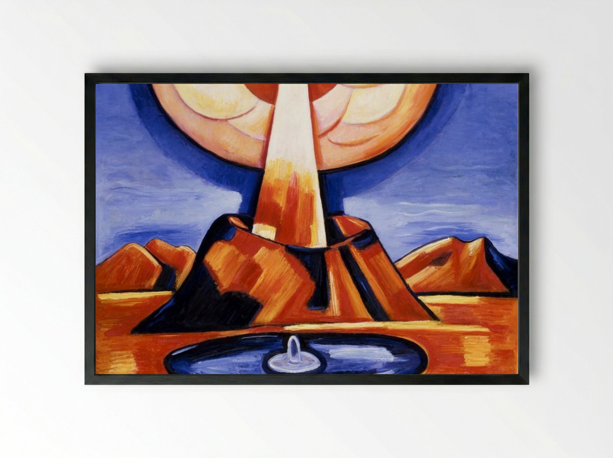 Yliaster (Paracelsus) - Marsden Hartley - Framed Print Black