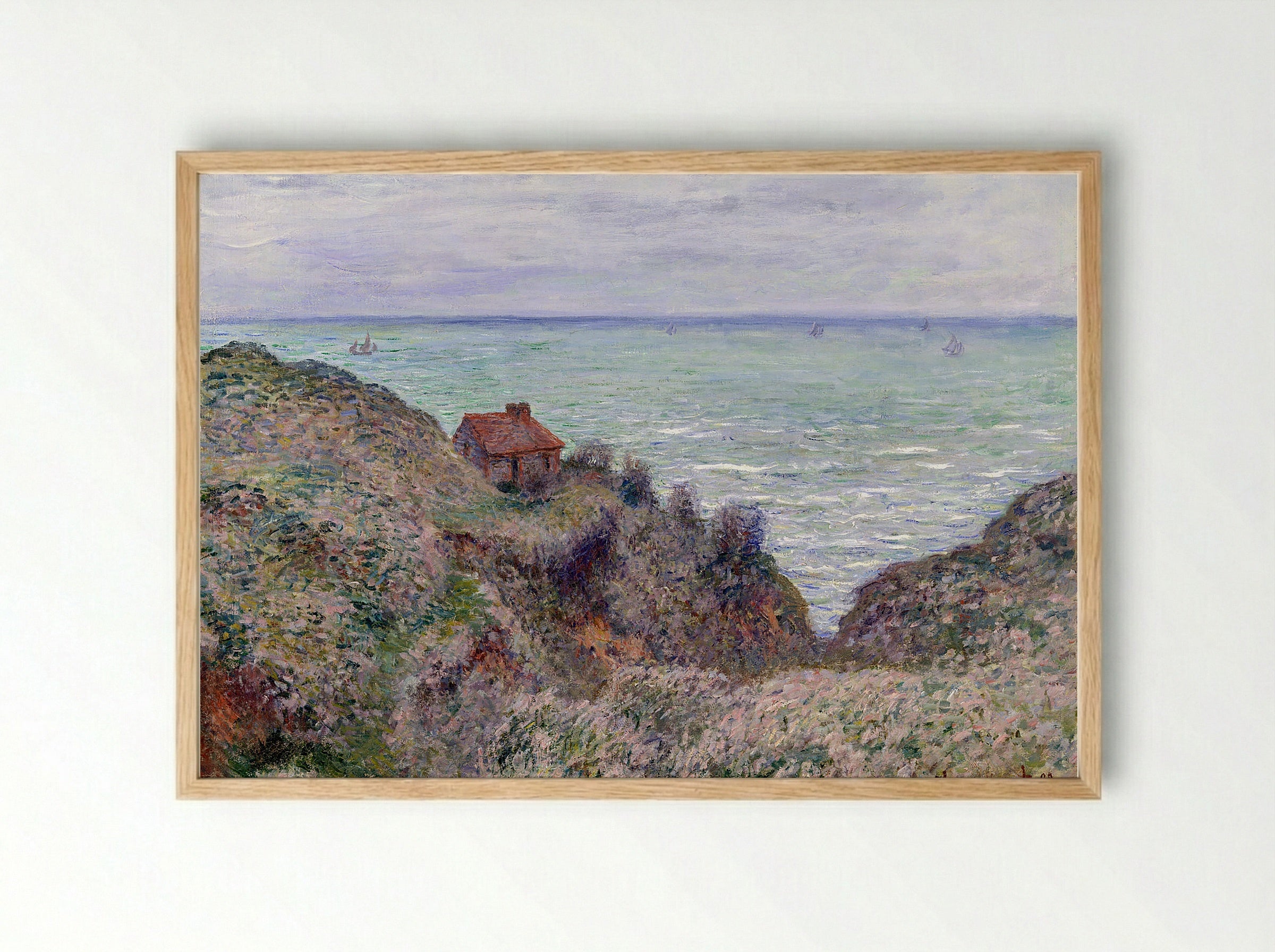 La Maison du Douanier, Varengeville - Claude Monet - Framed Print Wood