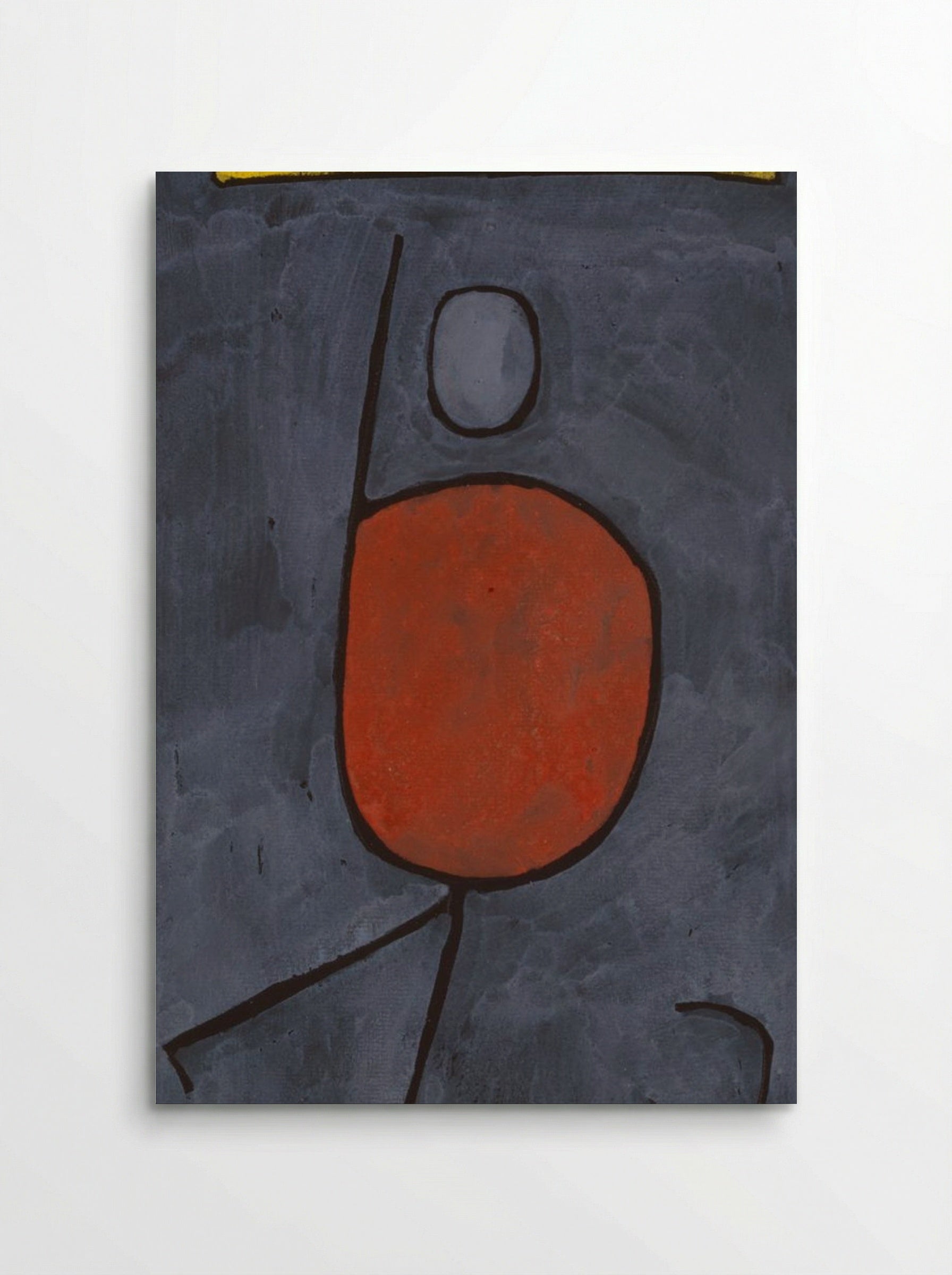 With Umbrella - Paul Klee - Poster