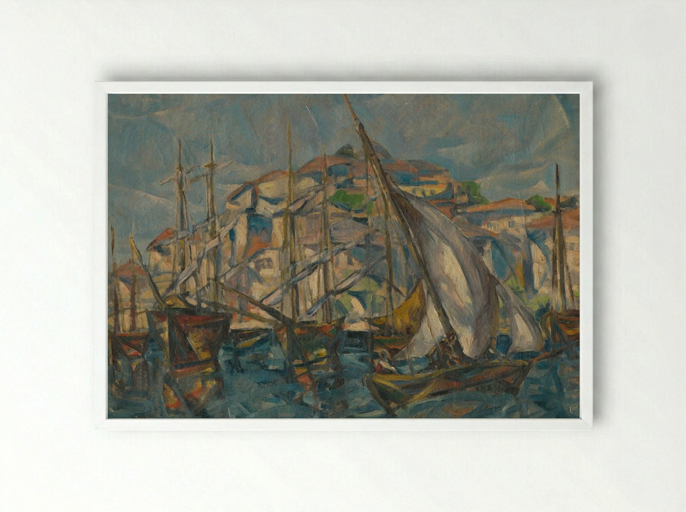 Dubrovnik - Konstantin Bauer - Framed Print White