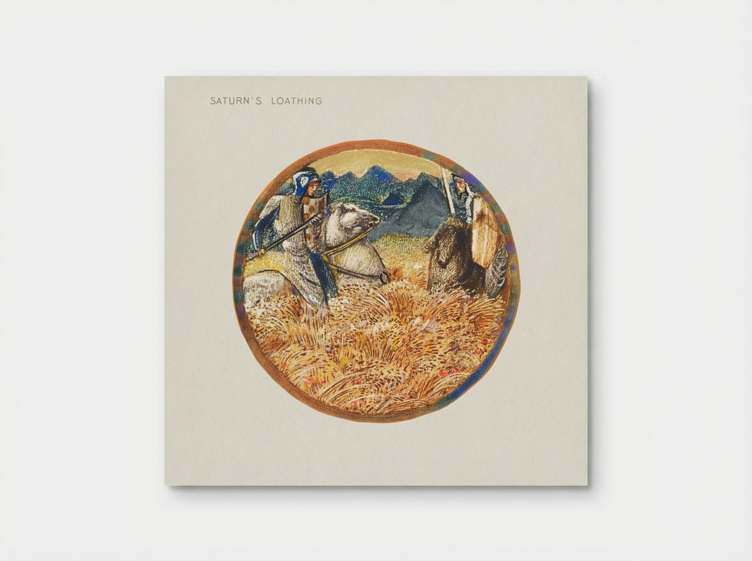 Saturn's Loathing, from The Flower Book - Edward Burne-Jones - Poster