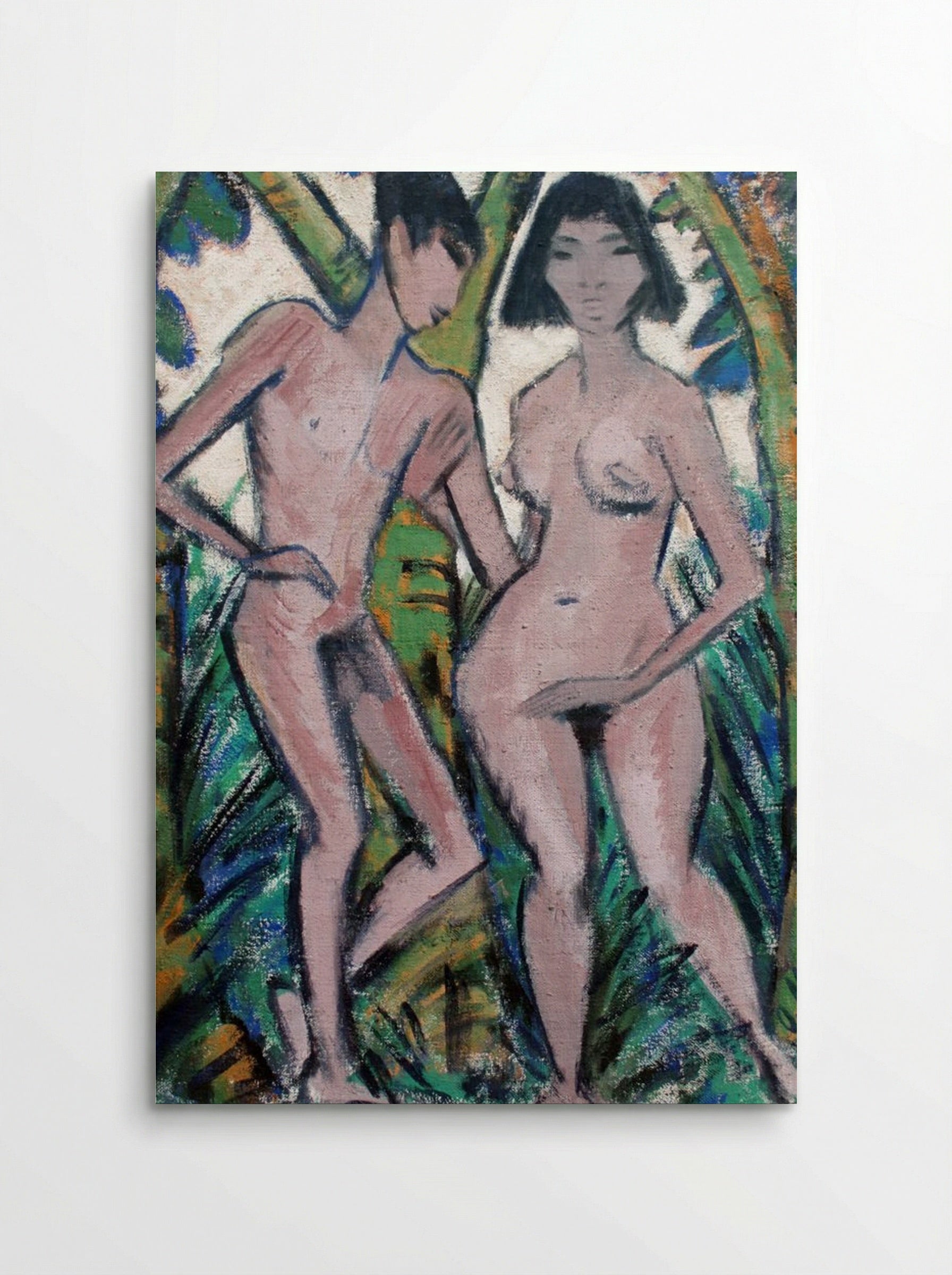 Adam and Eve - Otto Mueller - Poster