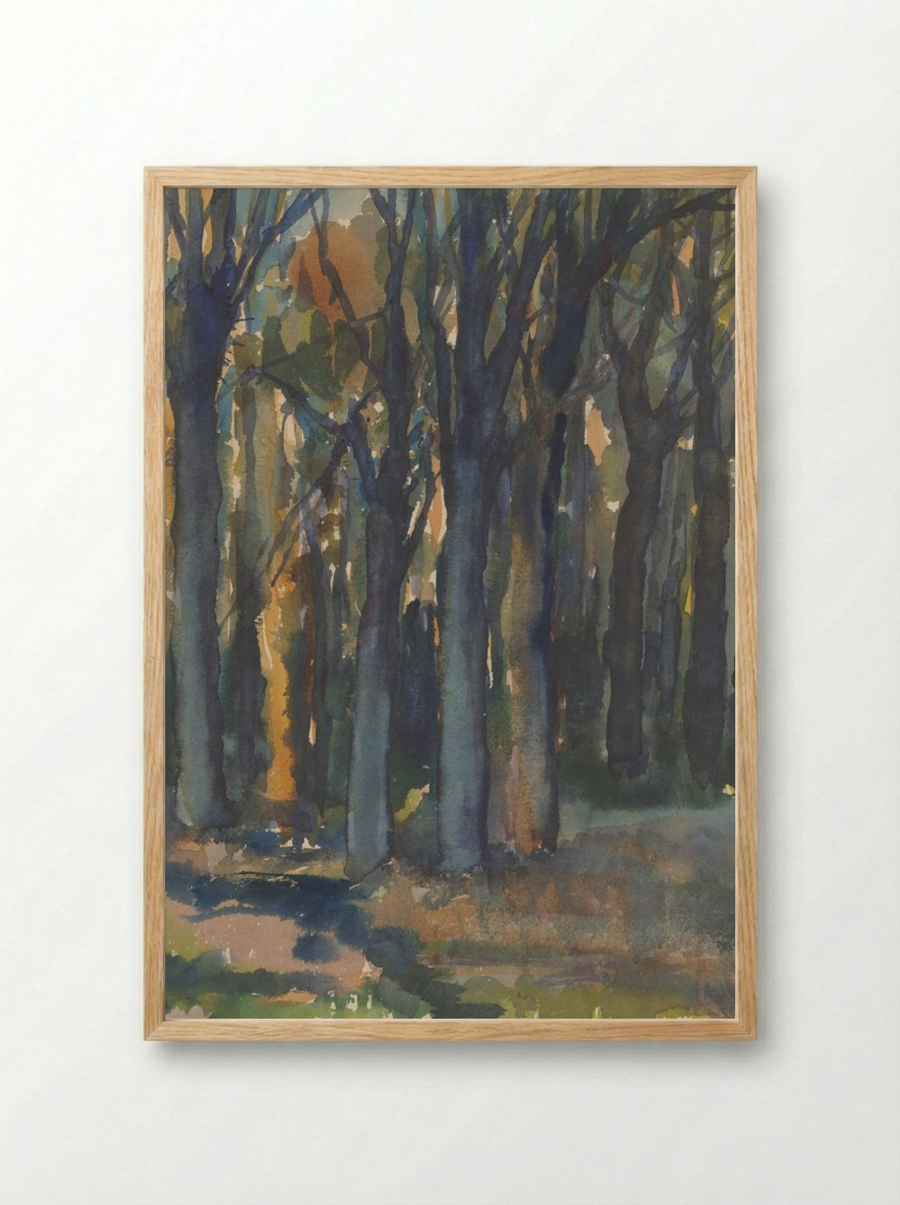 Forest - Zolo Palugyay - Framed Print Wood