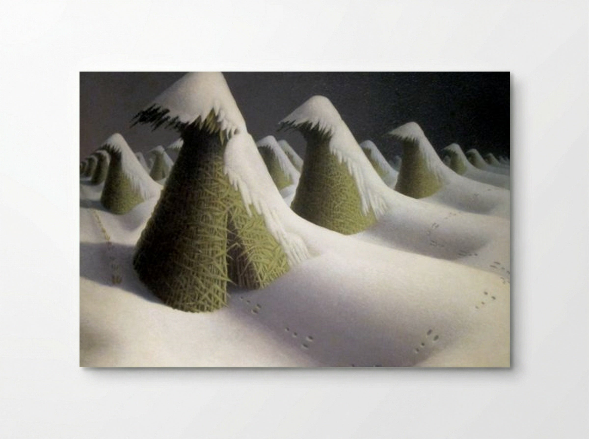 January - Grant Wood - Poster