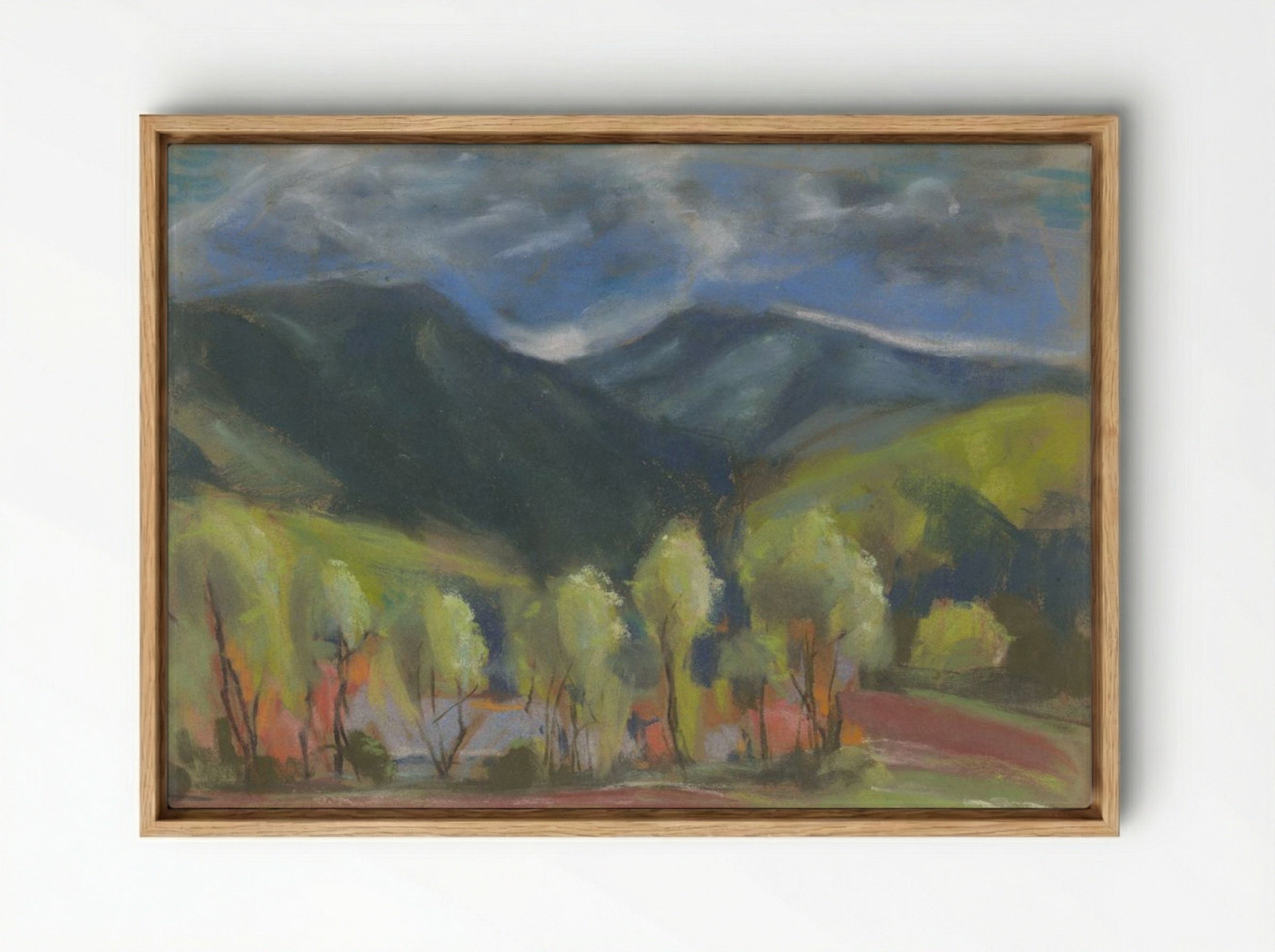 Spring Landscape - Zolo Palugyay - Framed Canvas Wood