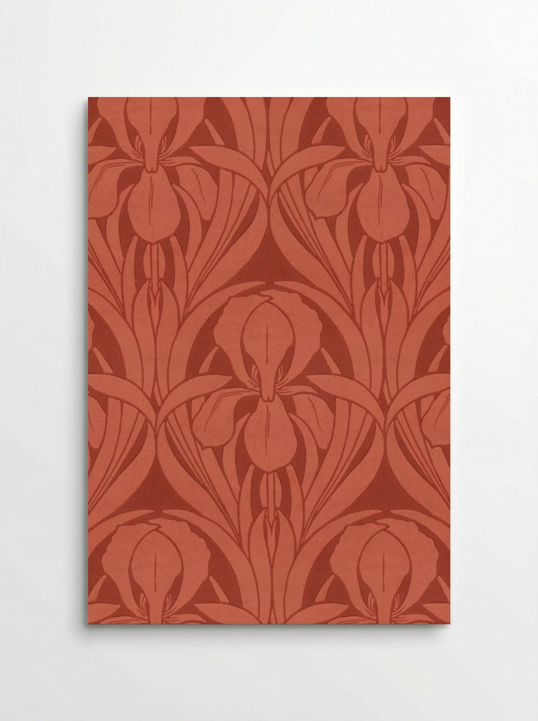 The Templemore (Floral Textile Design) - Fine Art Print - Poster