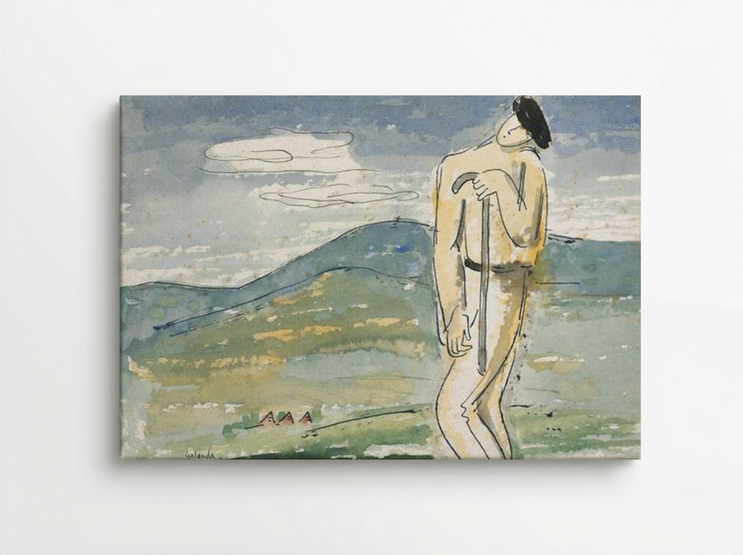 A Weary Pilgrim - Mikuláš Galanda - Canvas