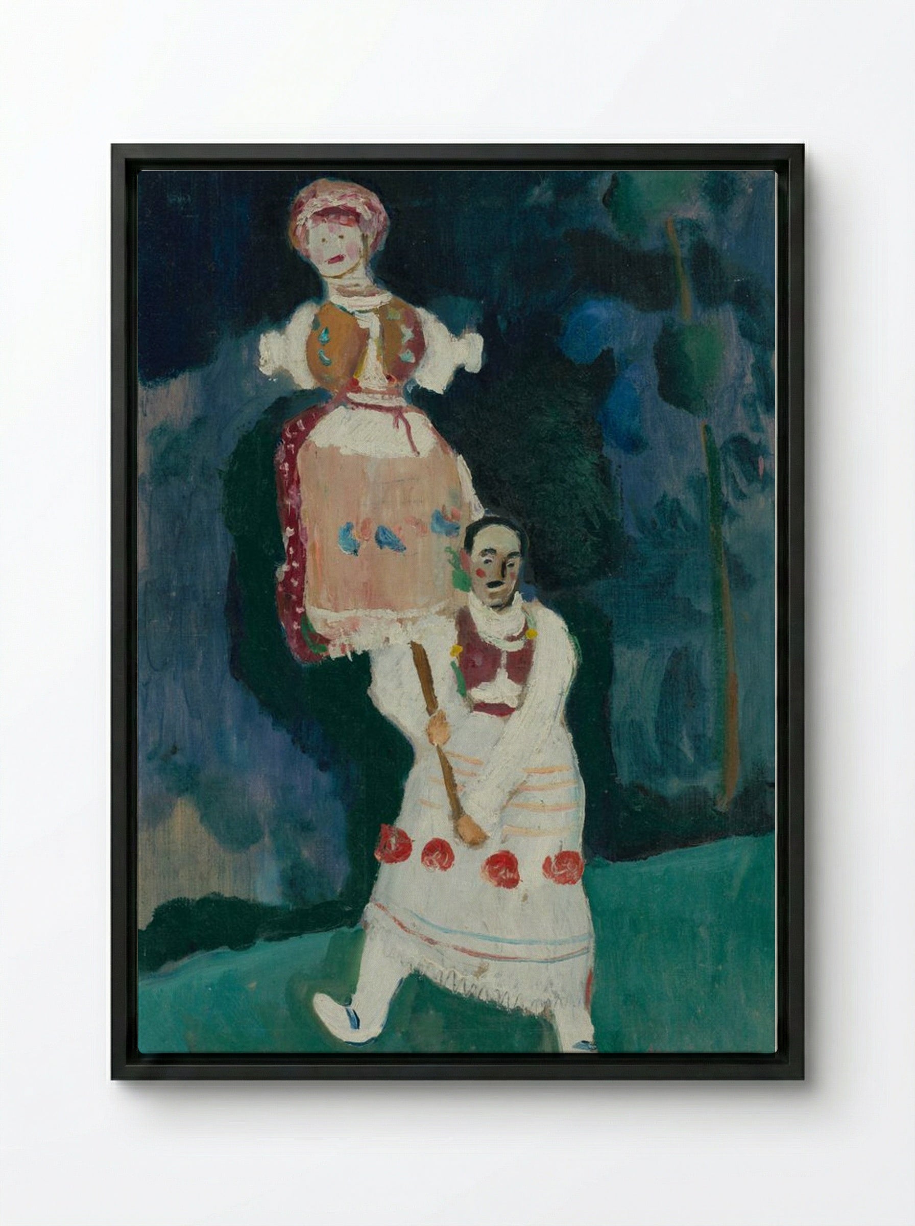 Morena - Cyprián Majerník - Framed Canvas Black