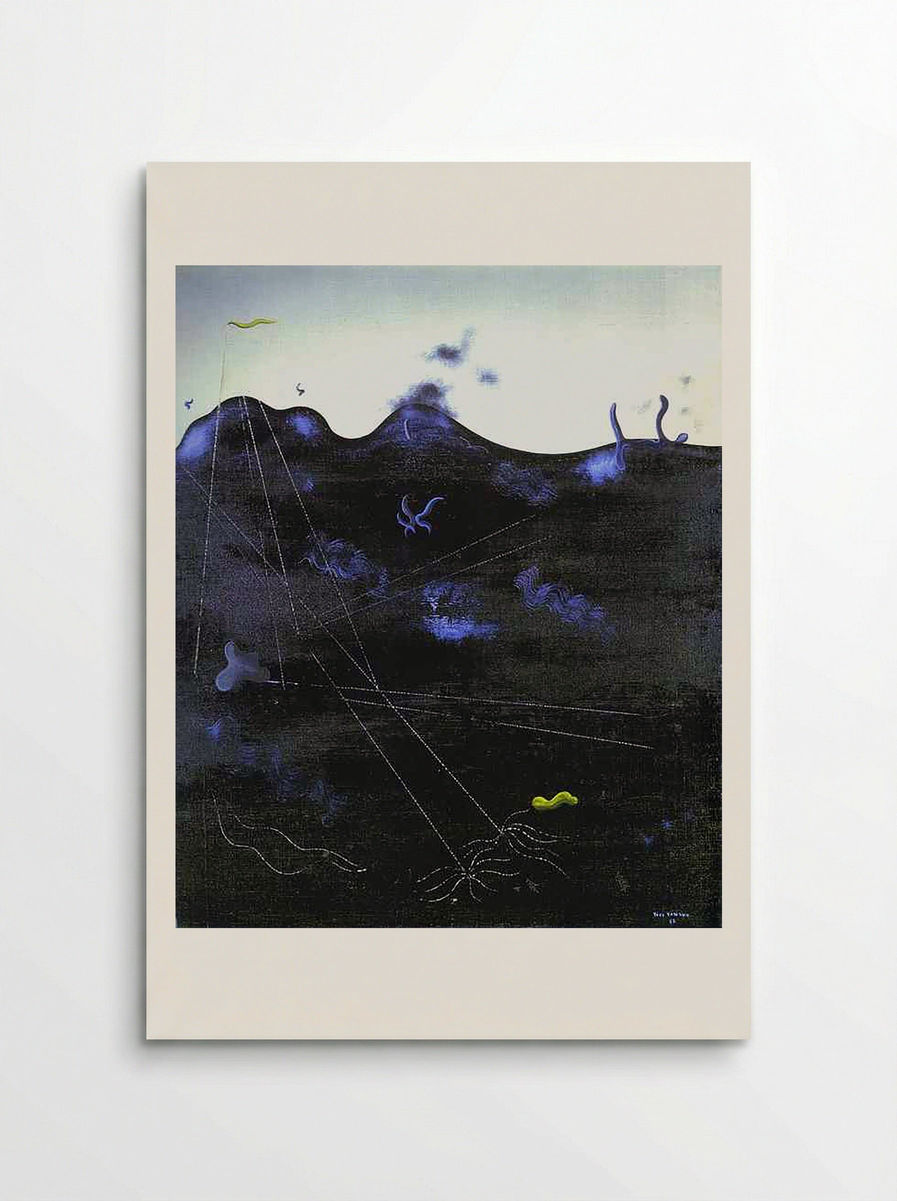 Blue Bed - Yves Tanguy - Poster