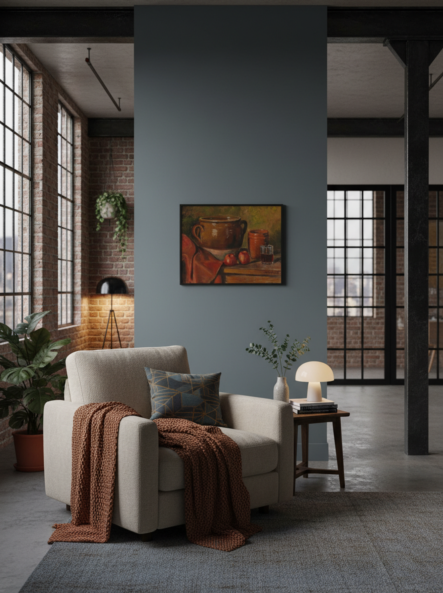 Still Life with Pottery and Apples - Alfred William Finch - Lifestyle