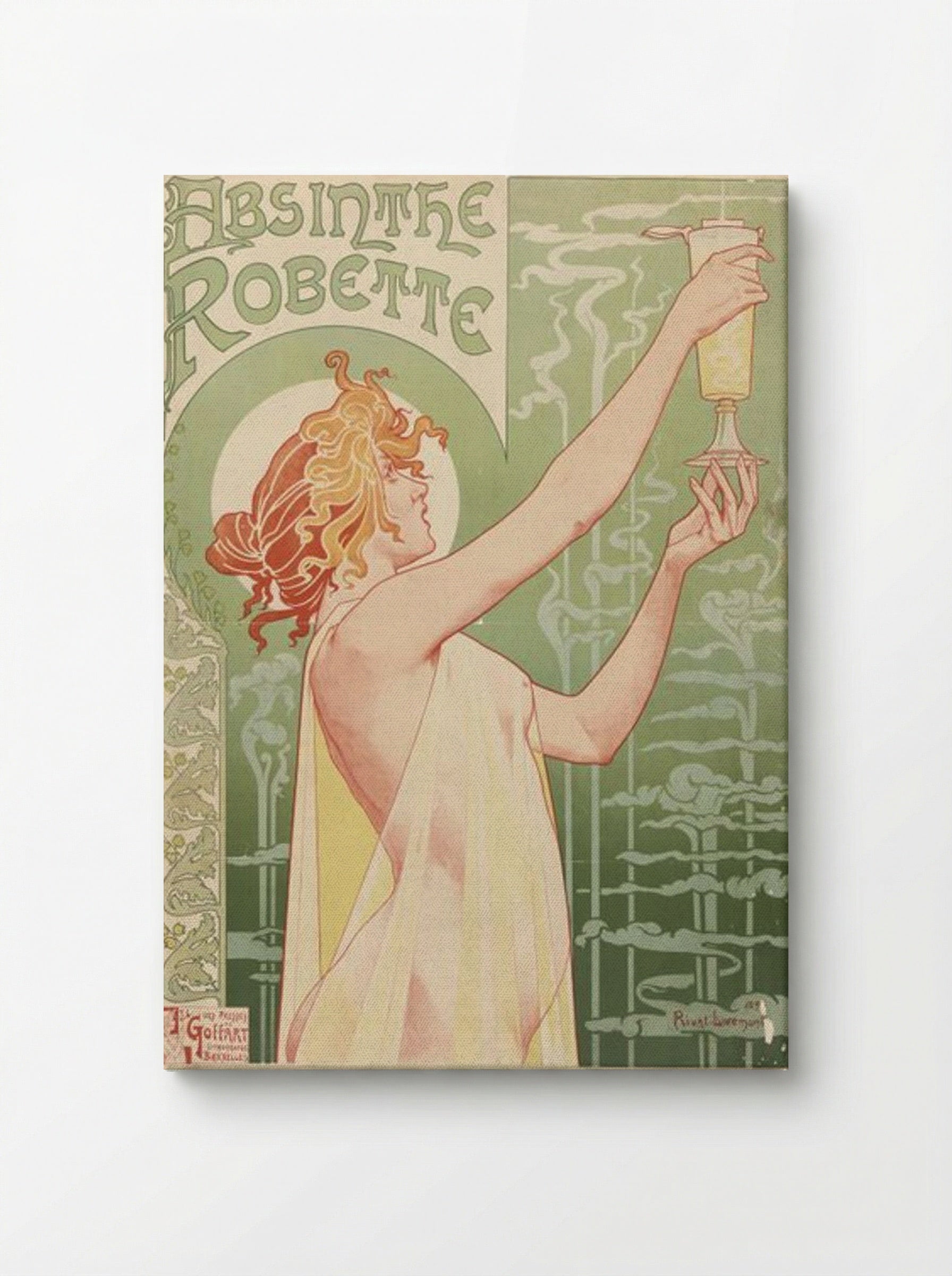 Absinthe Robette - Privat Livemont - Canvas