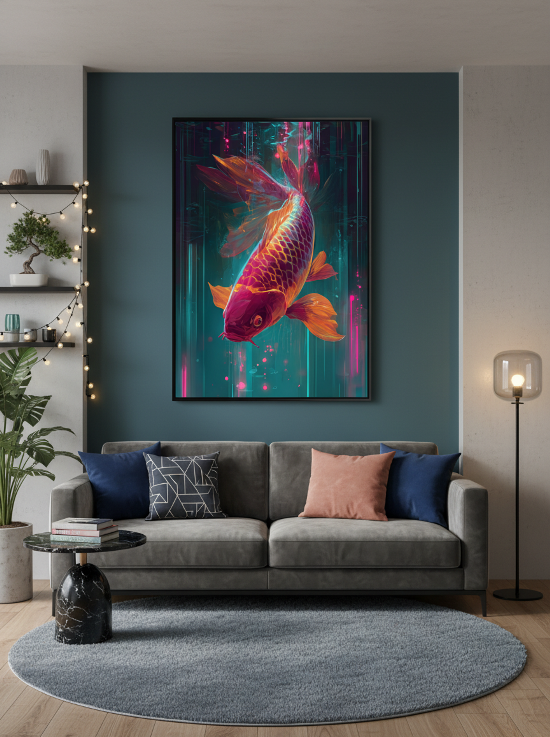Neon Koi No.2 – Emberstream - Lifestyle