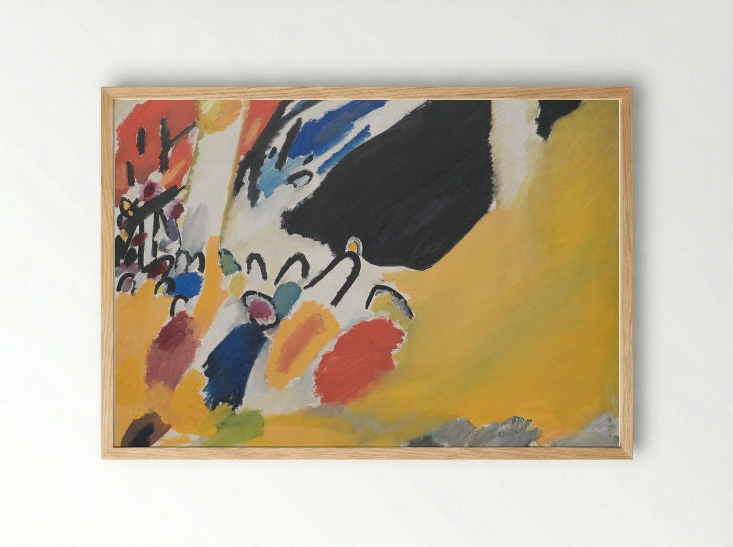 Impression III (Concert) - Wassily Kandinsky - Framed Print Wood