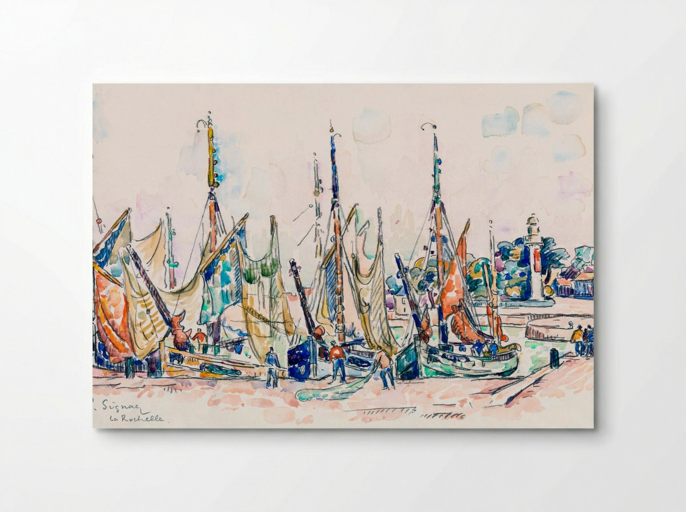 La Rochelle - Paul Signac - Poster