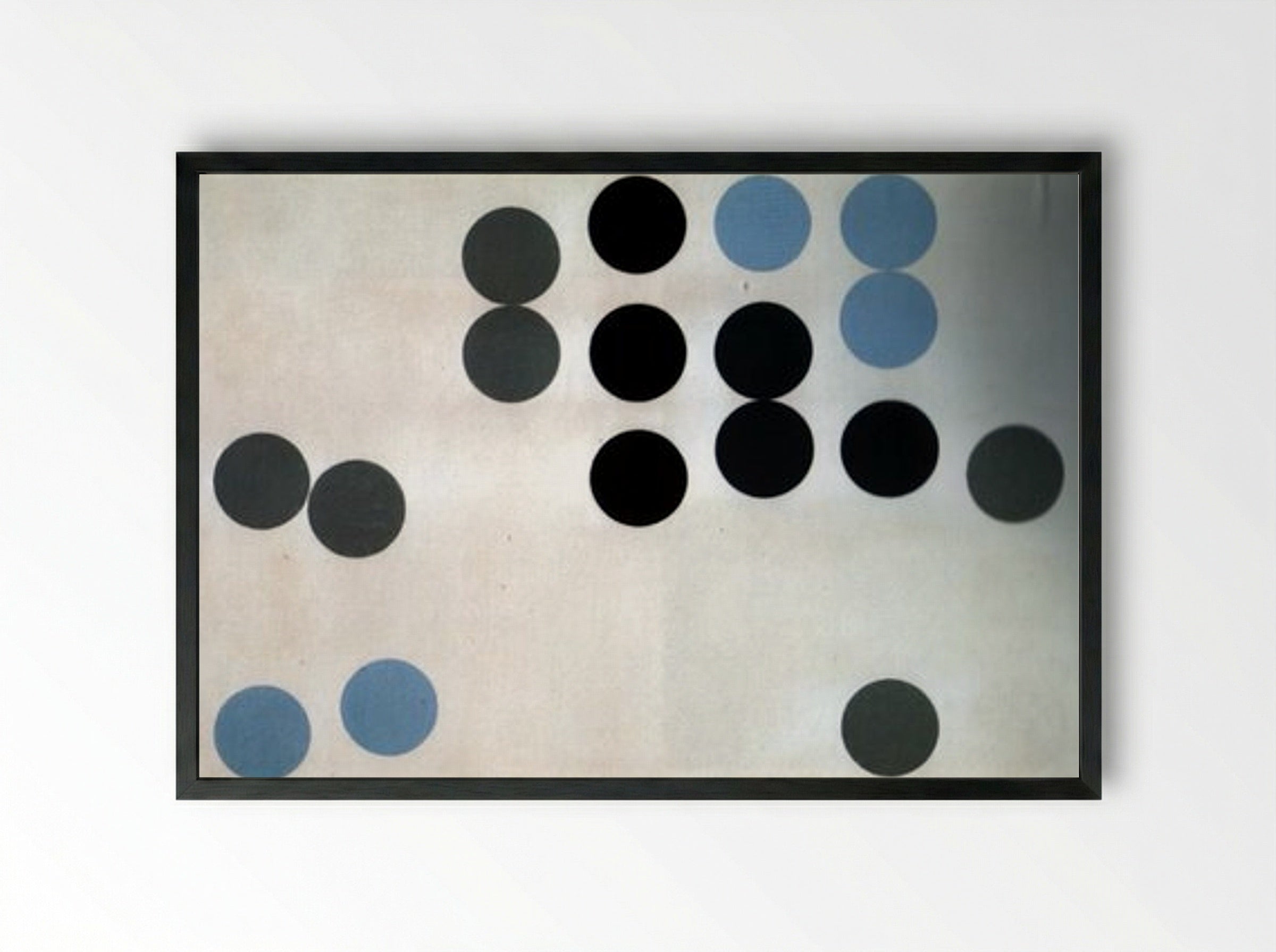 Moving Circles - Sophie Taeuber-Arp - Framed Print Black