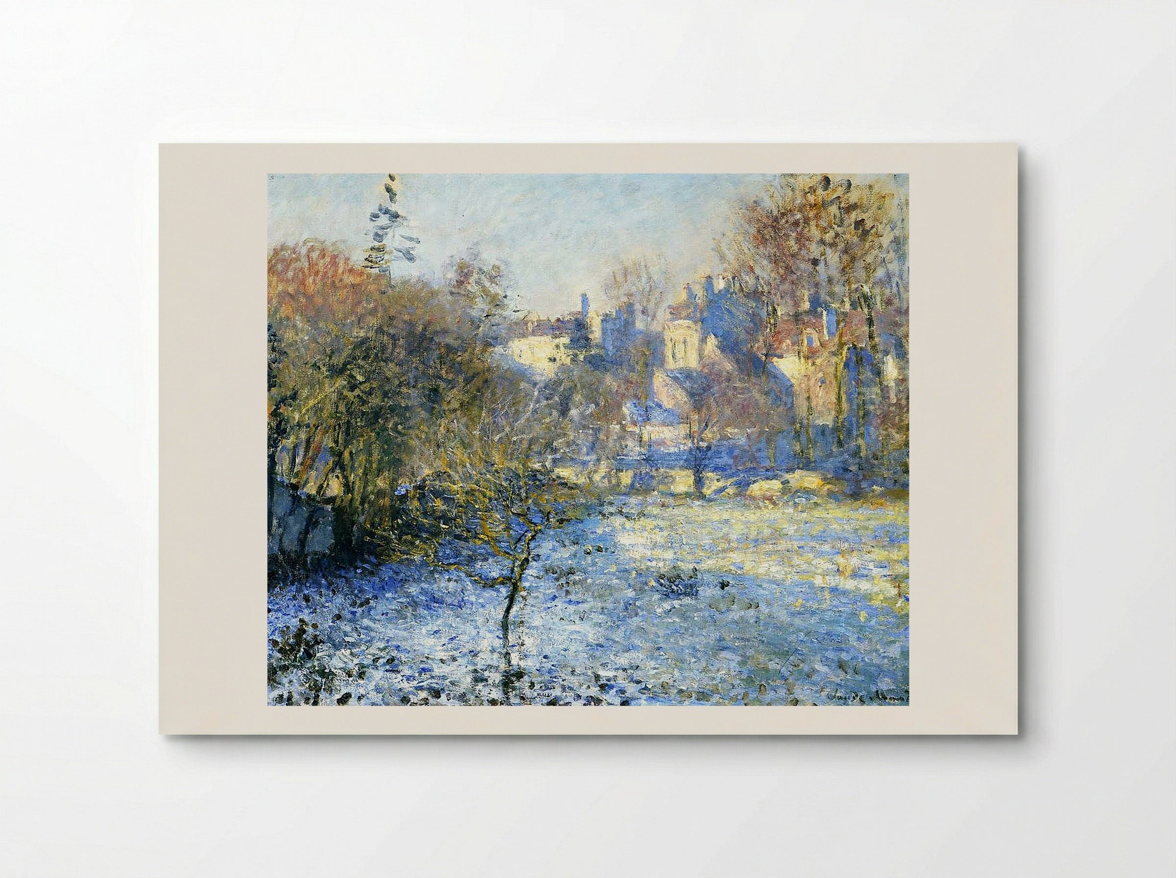 The Magpie - Claude Monet - Poster