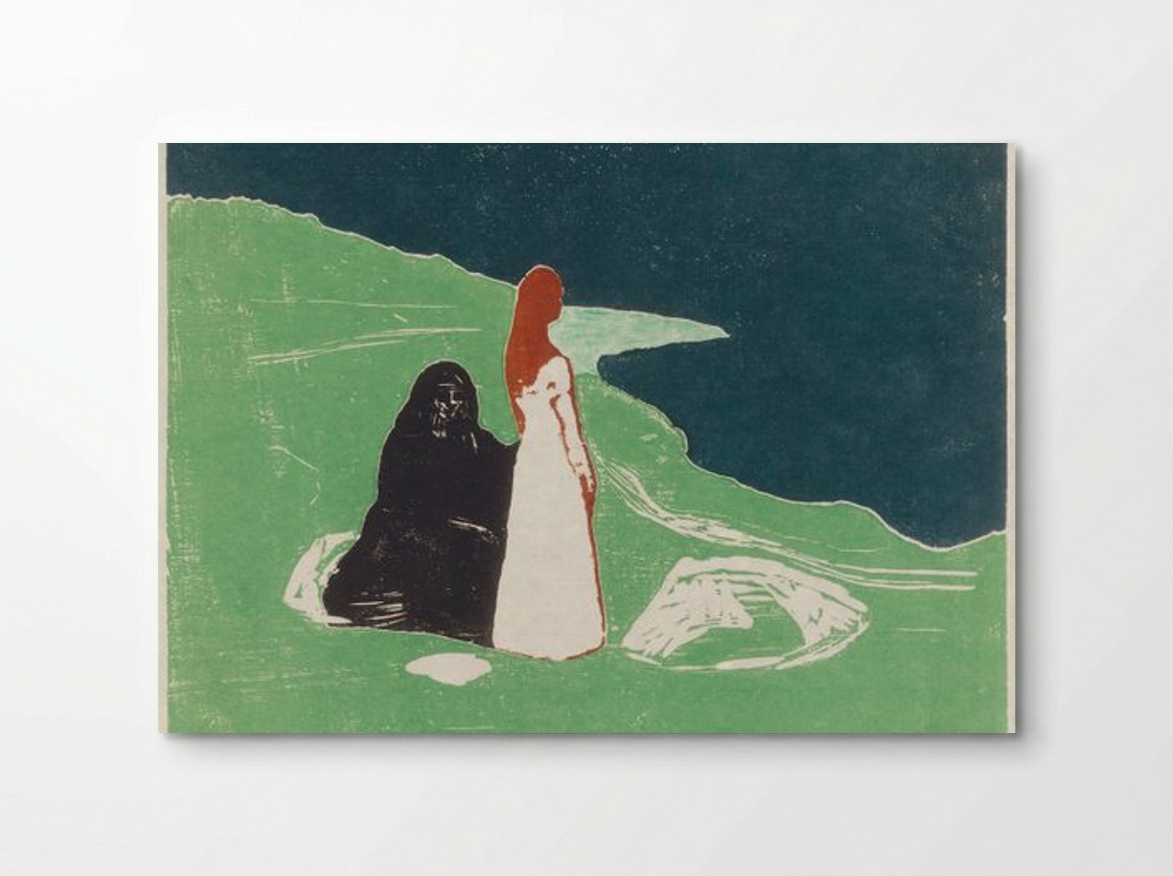 Two Women on the Shore - Edvard Munch - Poster