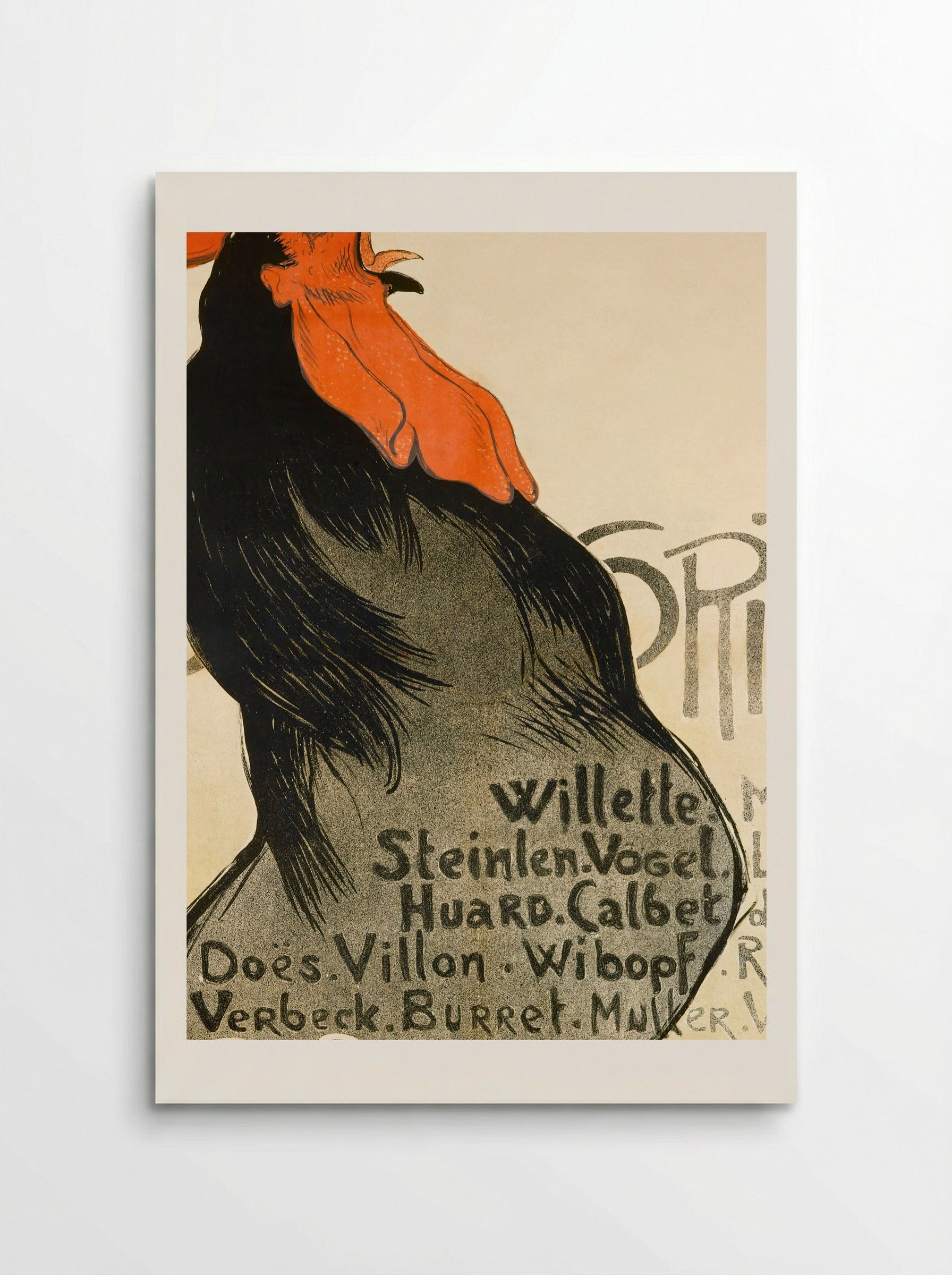 Cocorico - Théophile-Alexandre Steinlen - Poster