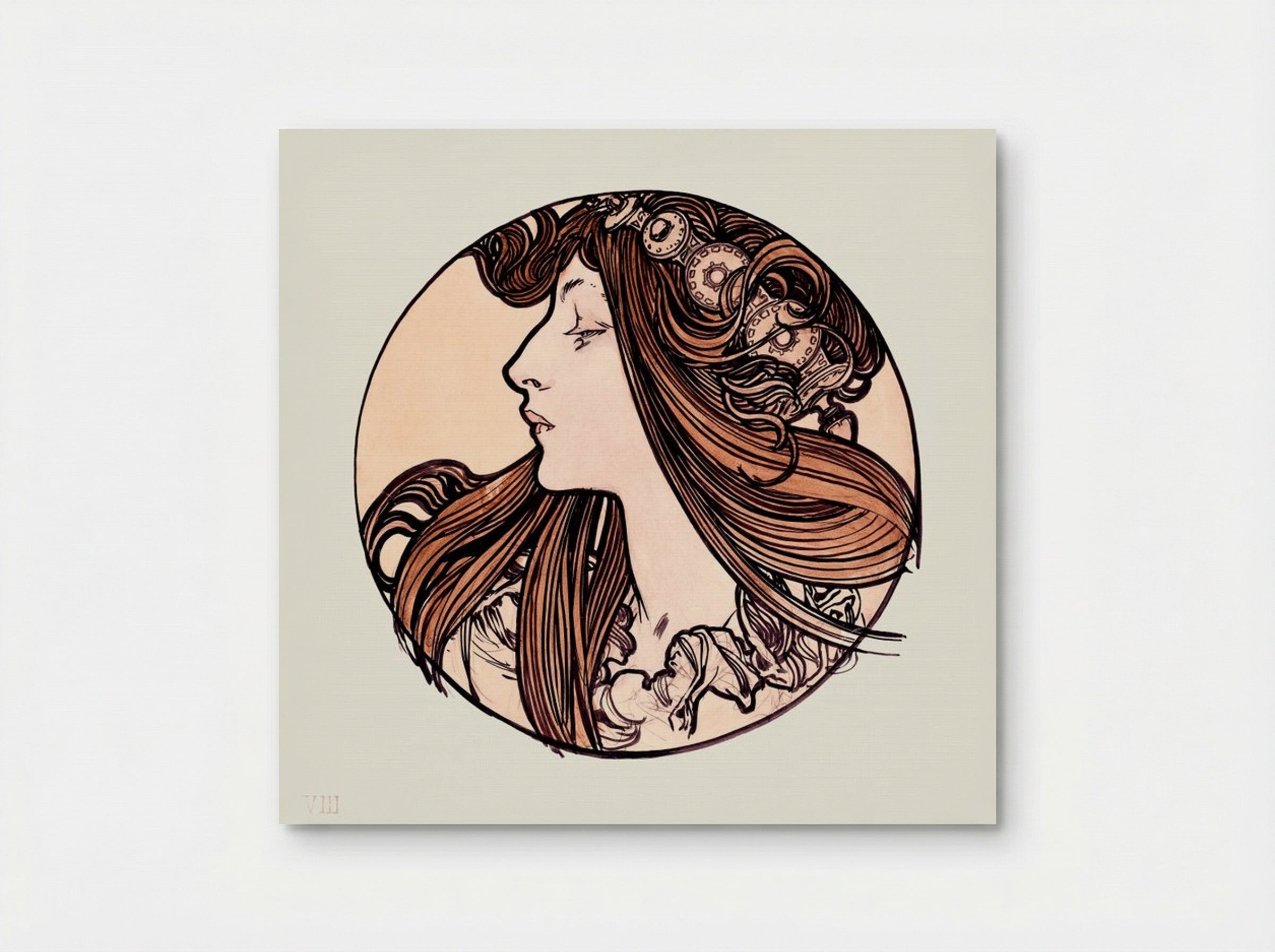 Stained Glass Window Design for Fouquet Boutique - Alphonse Mucha - Poster