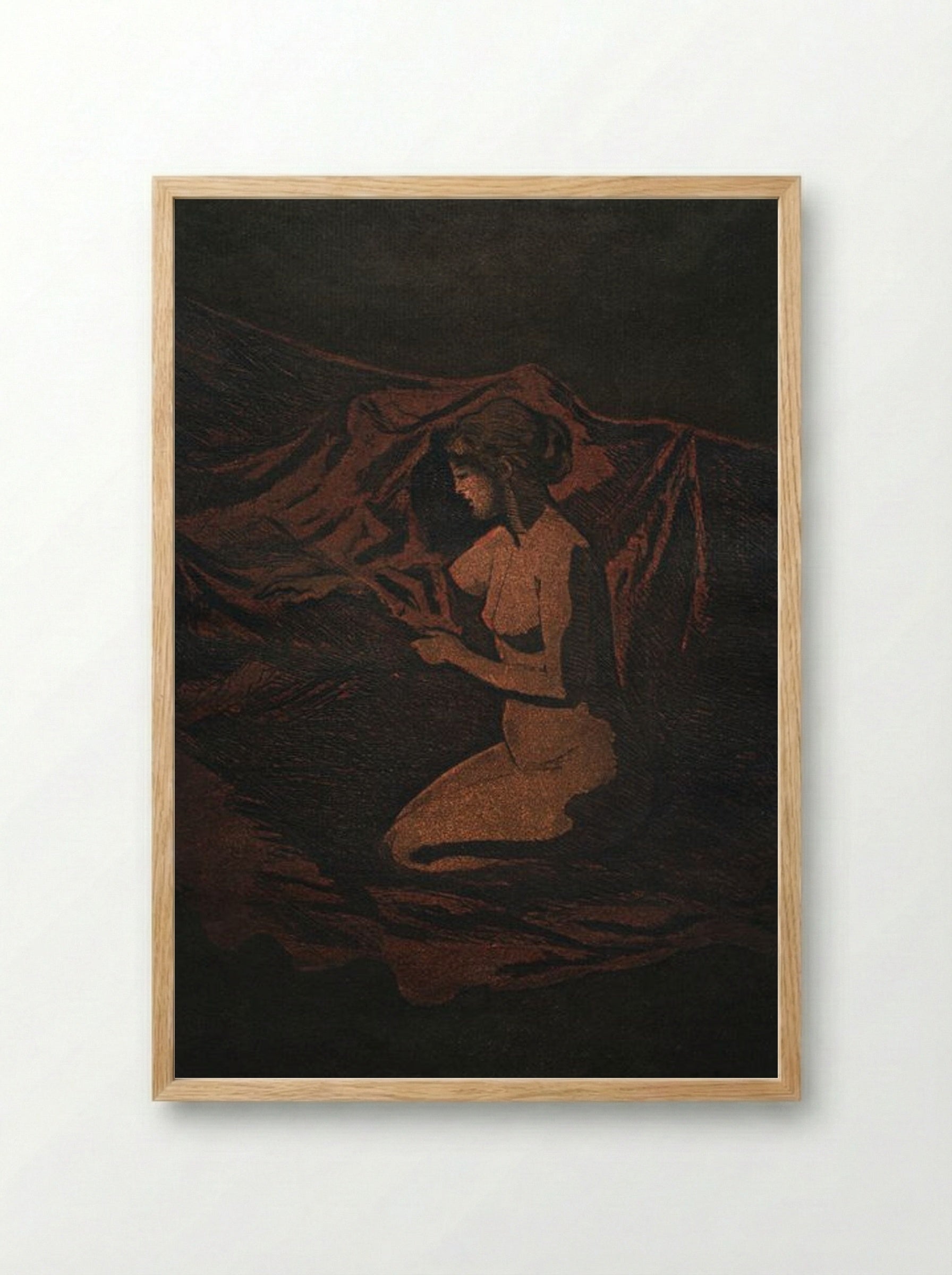 Embers Glow - Théodore Roussel - Framed Print Wood