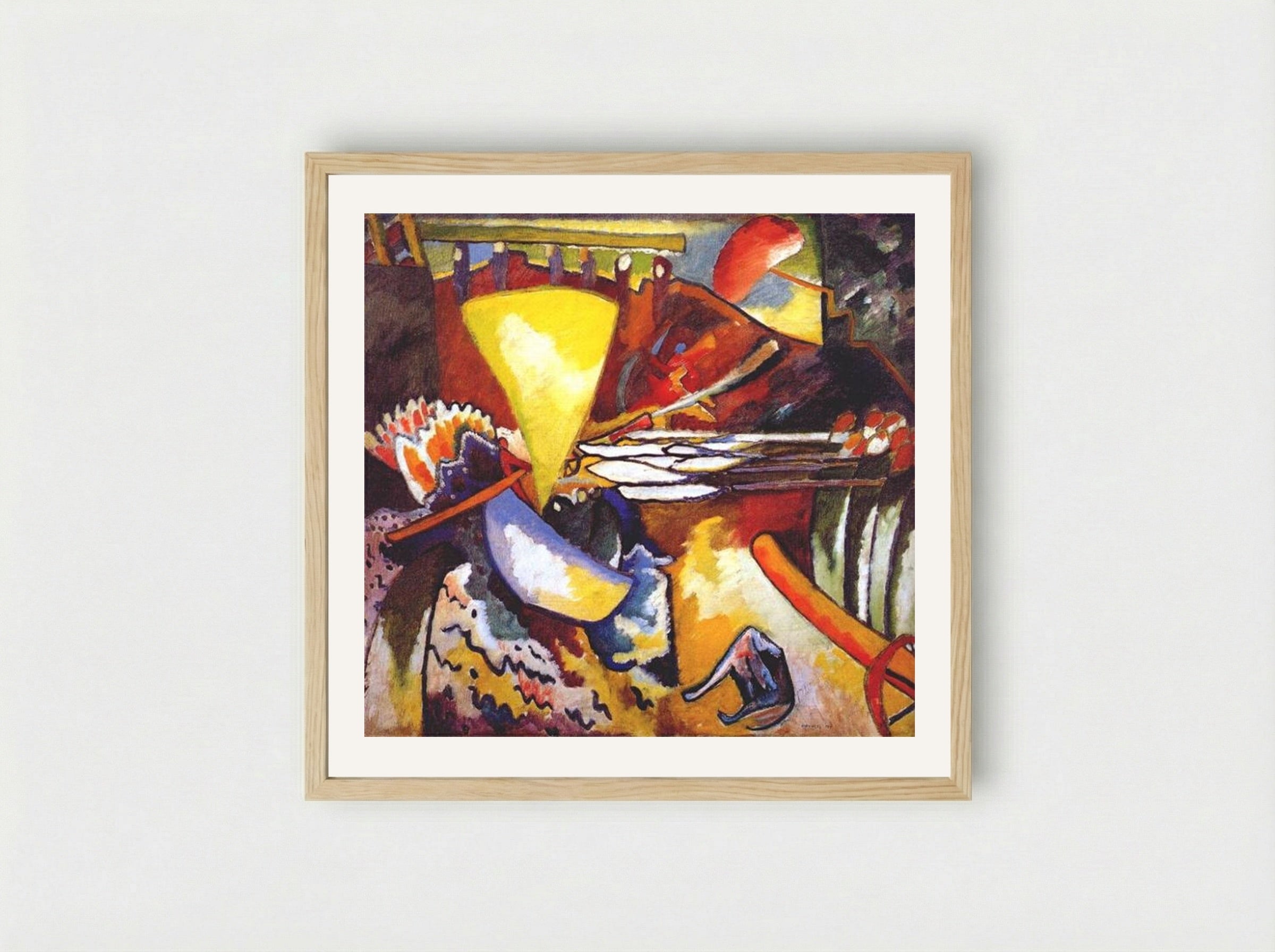 Improvisation 11 - Wassily Kandinsky - Framed Print Wood
