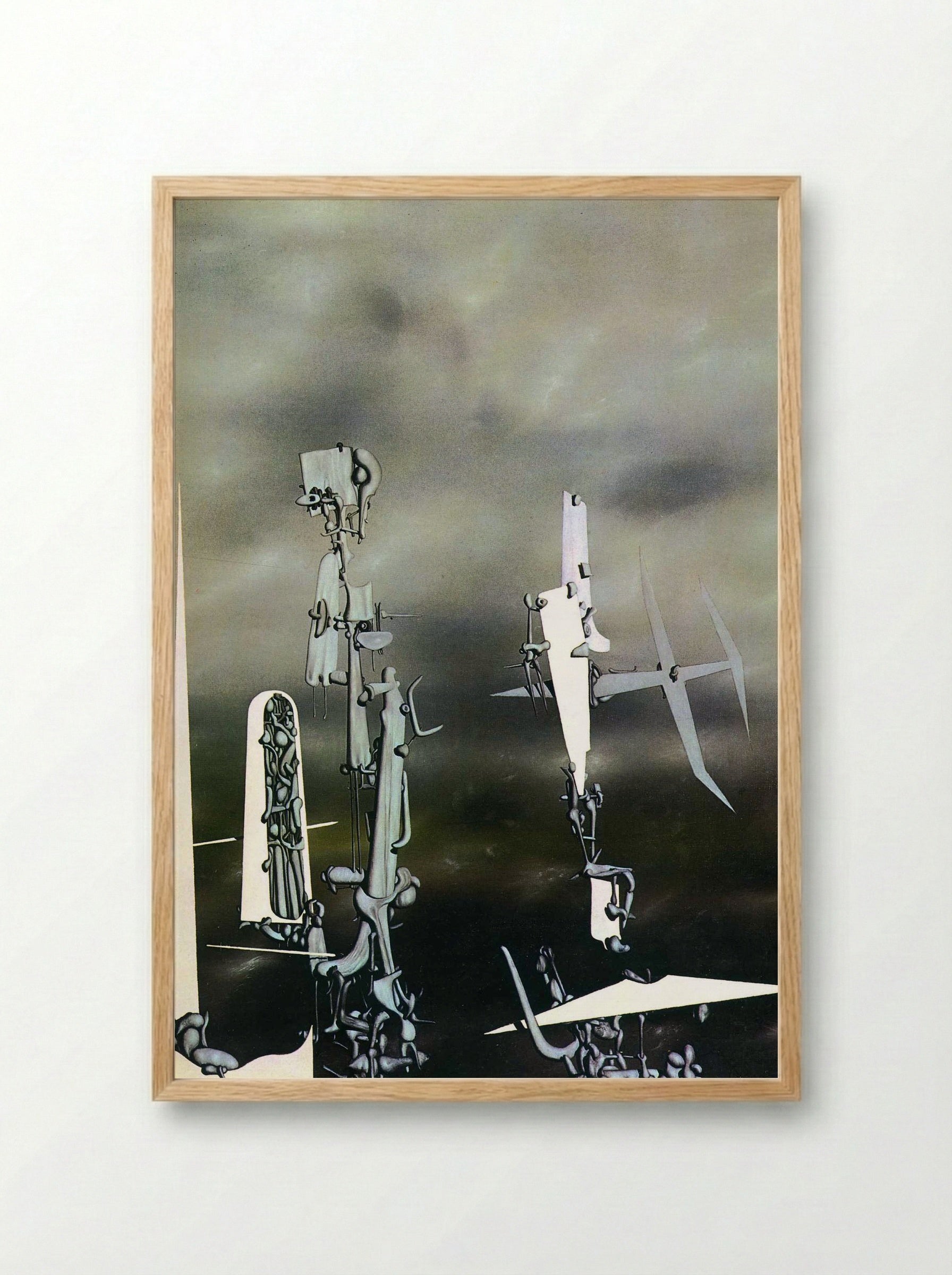 Phantoms - Yves Tanguy - Framed Print Wood
