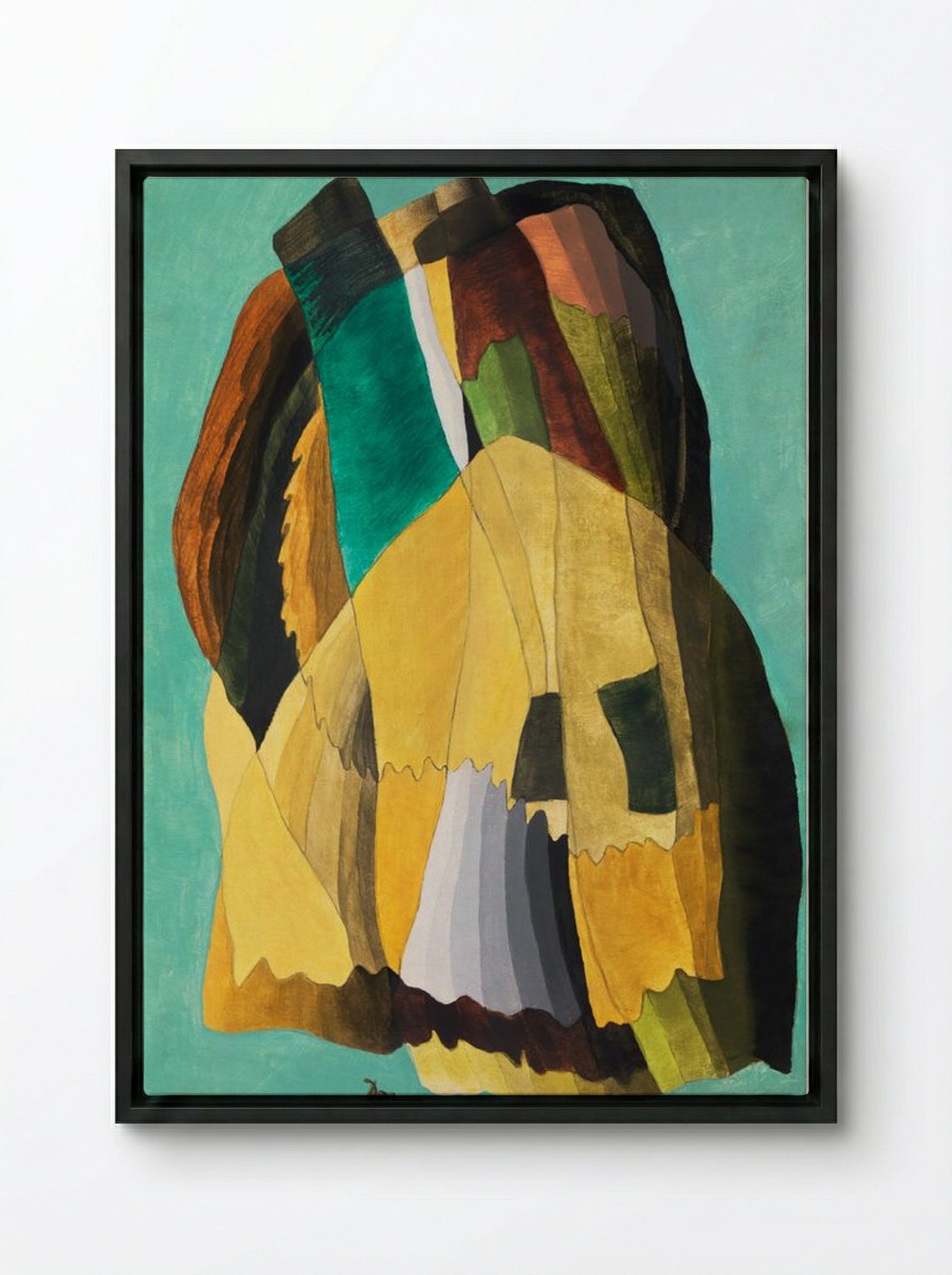 Shore Road - Arthur Dove - Framed Canvas Black