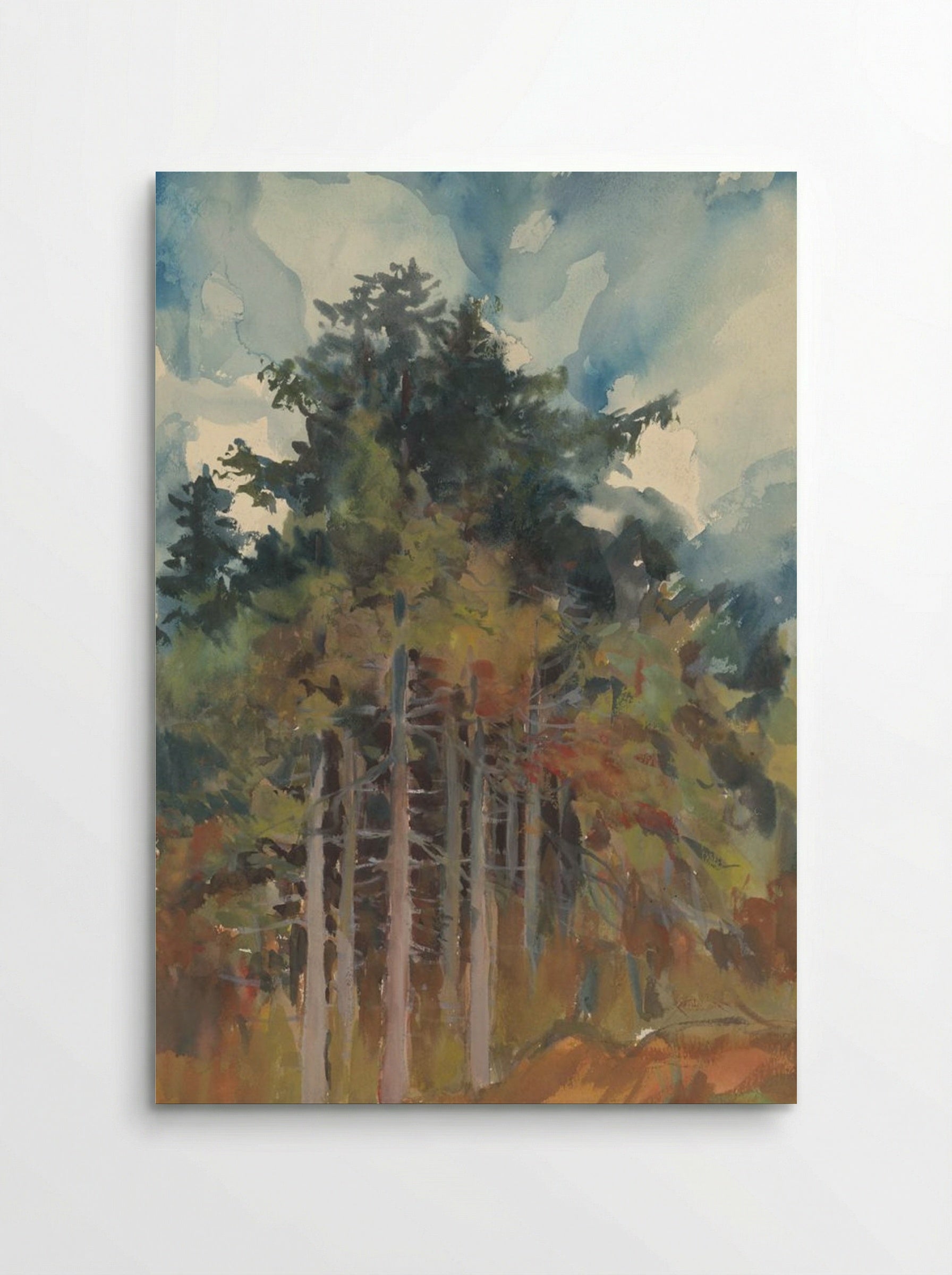 In the Forest in Autumn - Zolo Palugyay - Poster