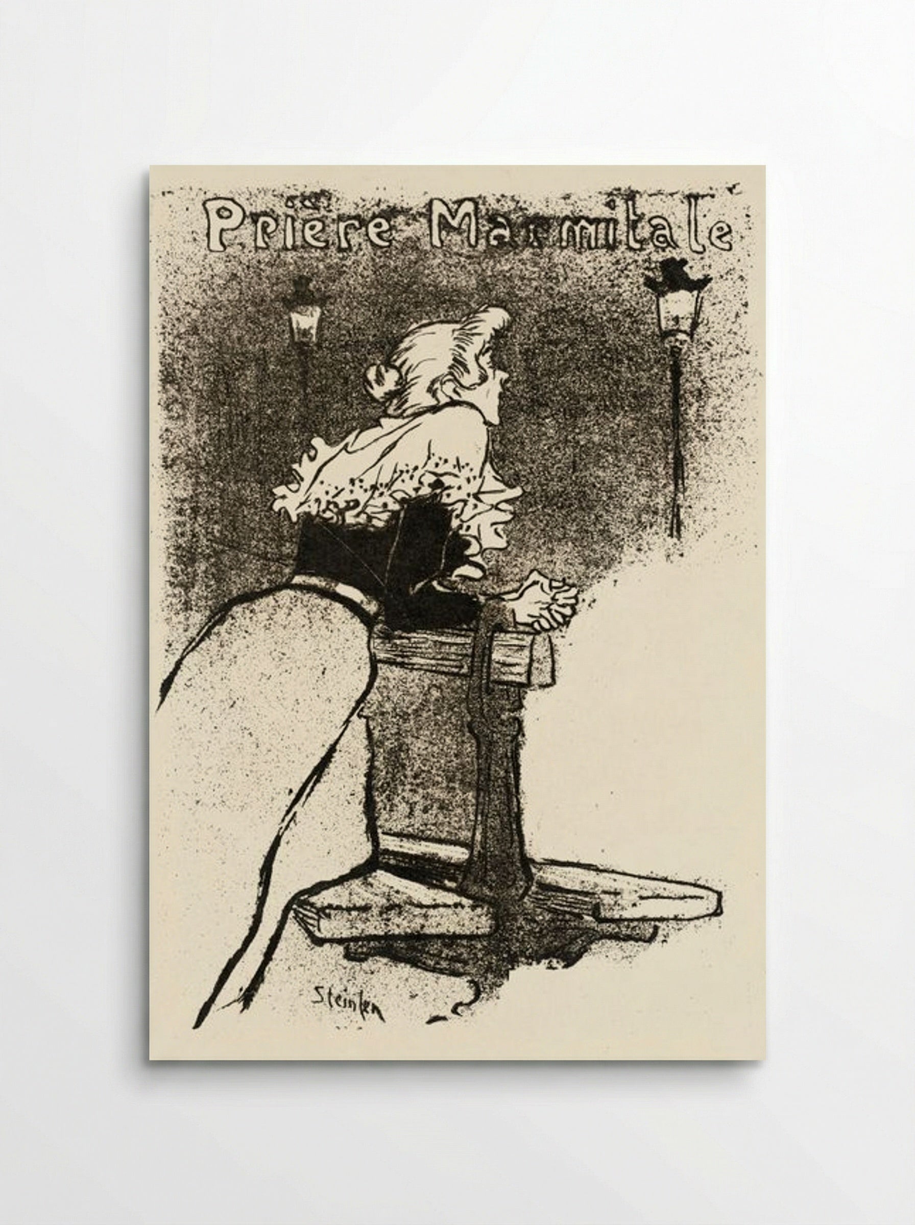 Prière Marmitale - Théophile Alexandre Steinlen - Poster