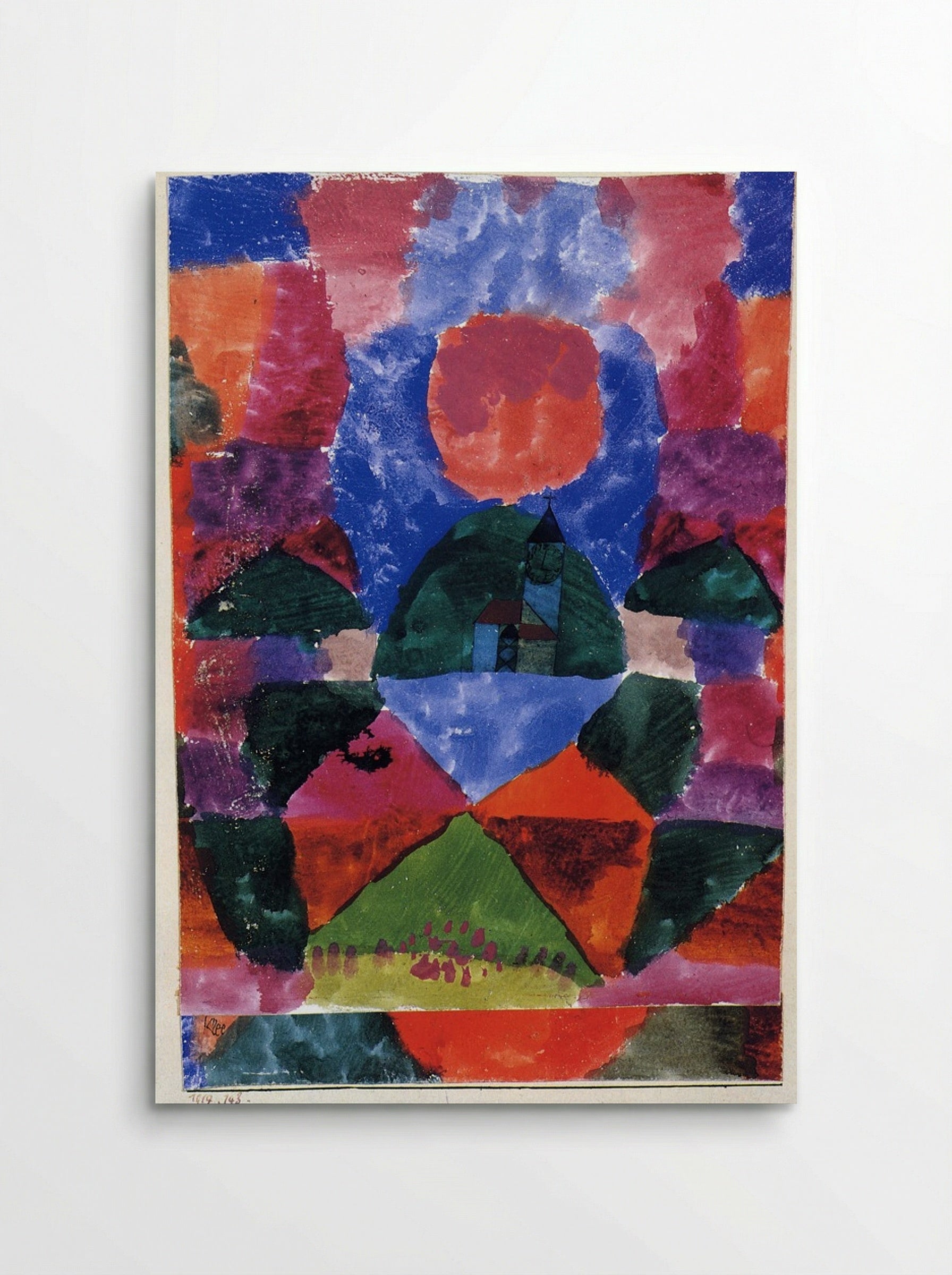 A Pressure of Tegernsee - Paul Klee - Poster