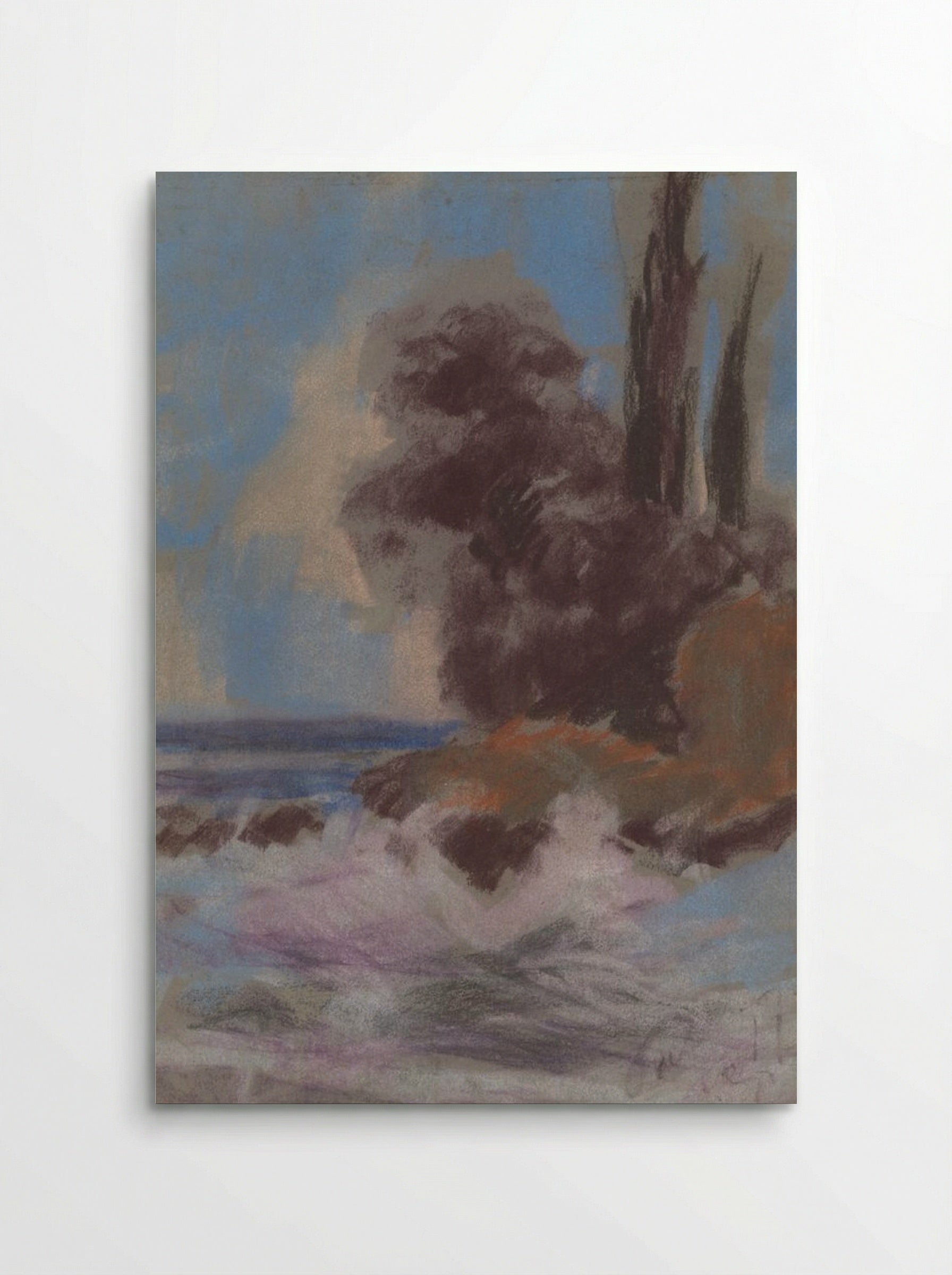 Winter River Landscape - Zolo Palugyay - Poster