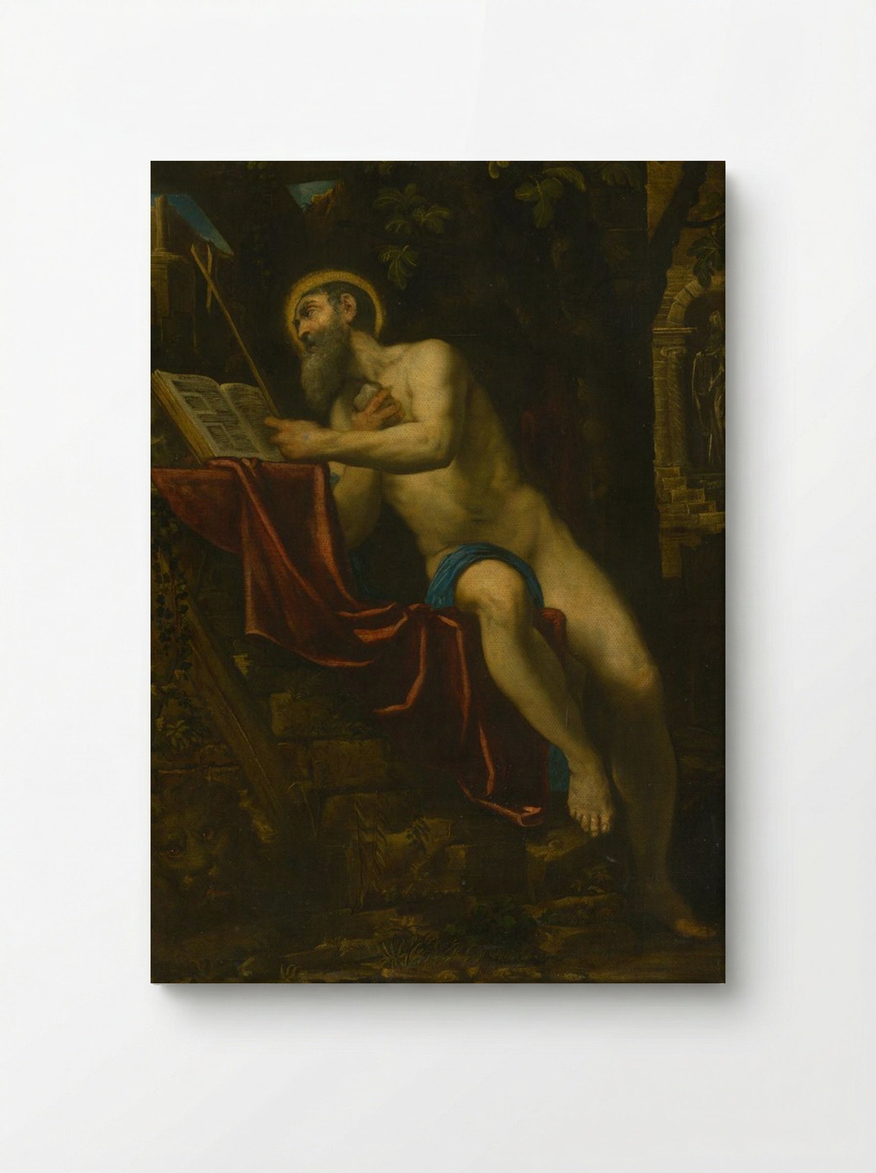 Saint Jerome - Jusepe de Ribera - Canvas