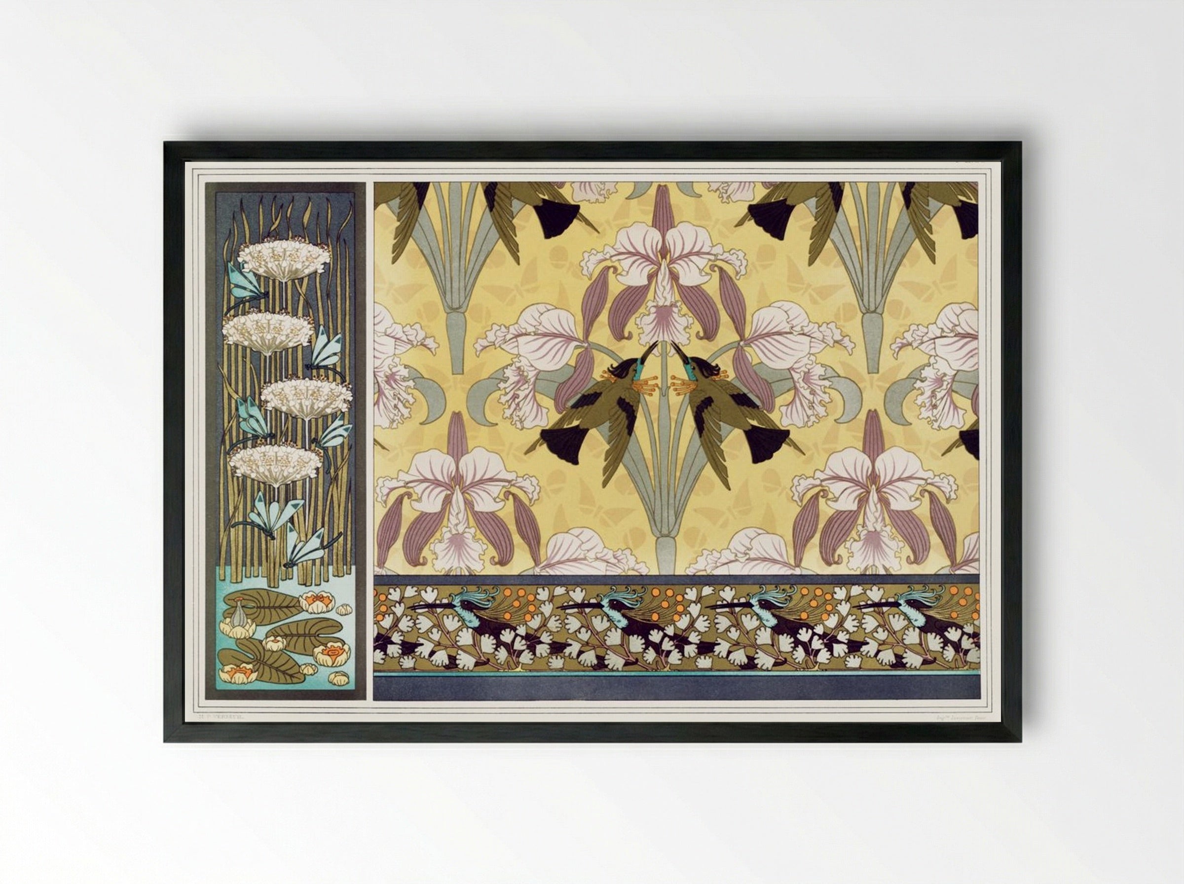 L'Animal dans la Décoration, Plate 35 - Maurice Pillard Verneuil - Framed Print Black