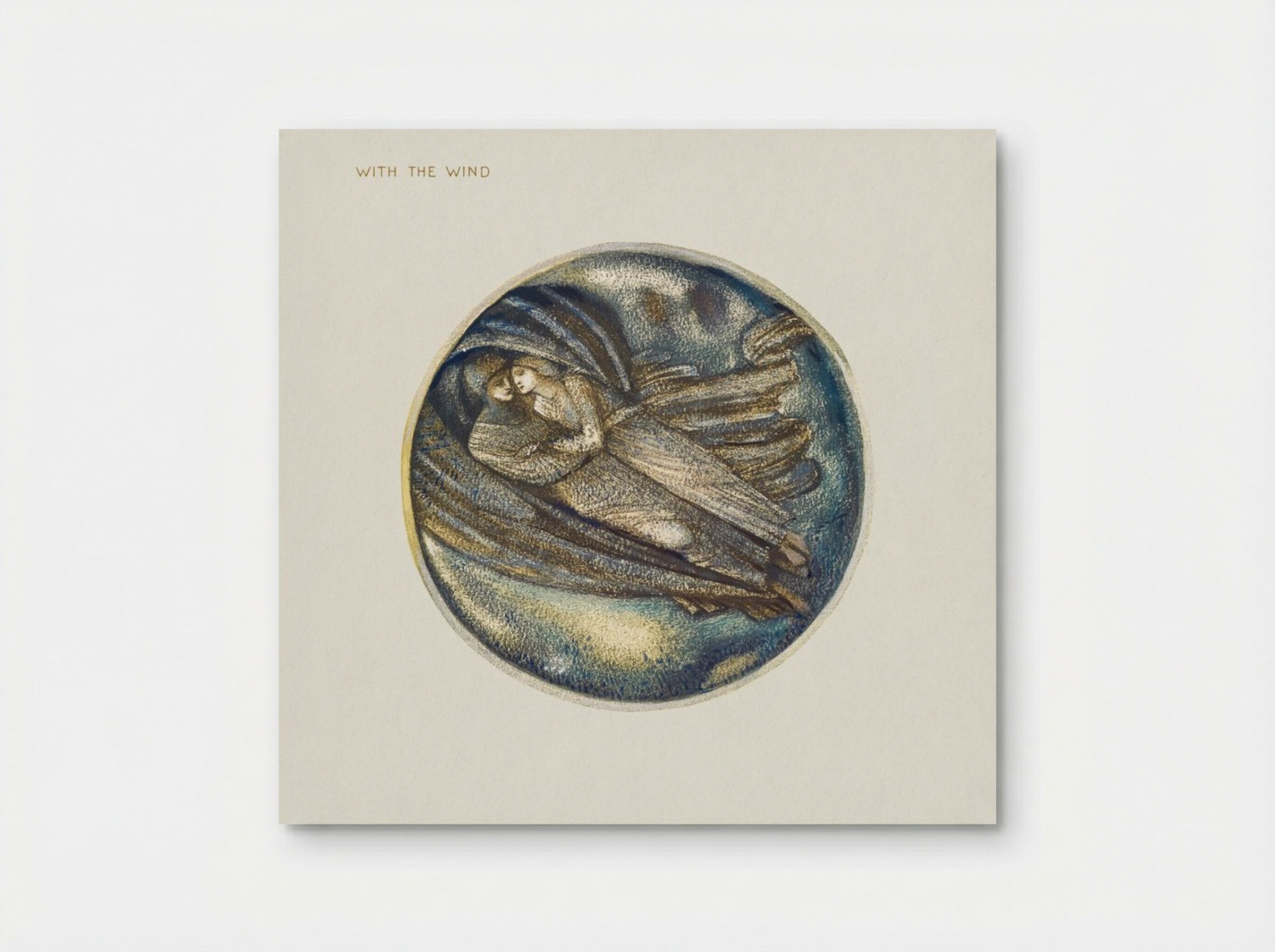 With the Wind, from The Flower Book - Edward Burne-Jones - Poster