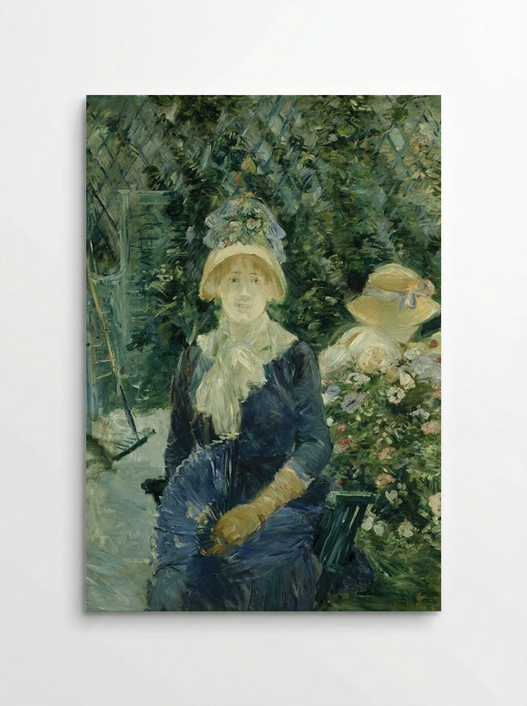 Woman in a Garden - Berthe Morisot - Poster