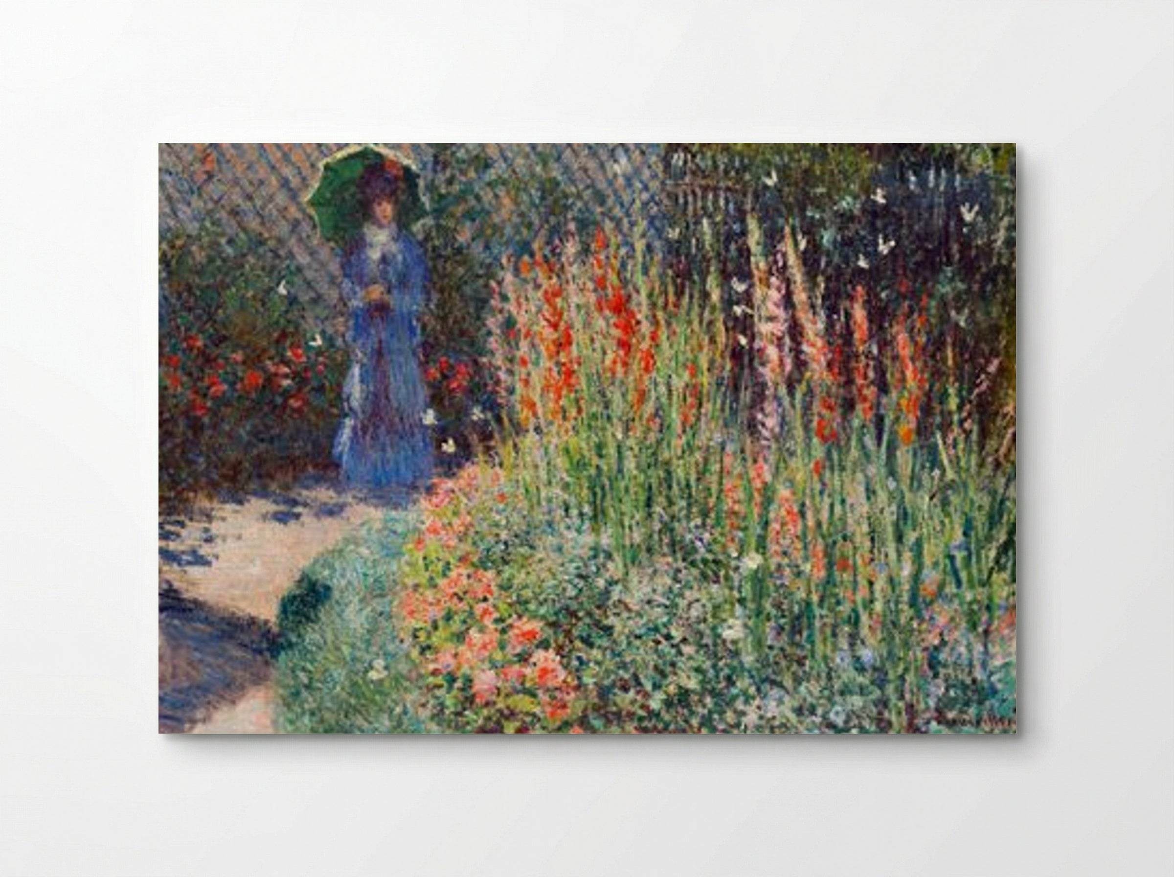 Rounded Flower Bed (Le Massif de Fleurs) - Claude Monet - Poster